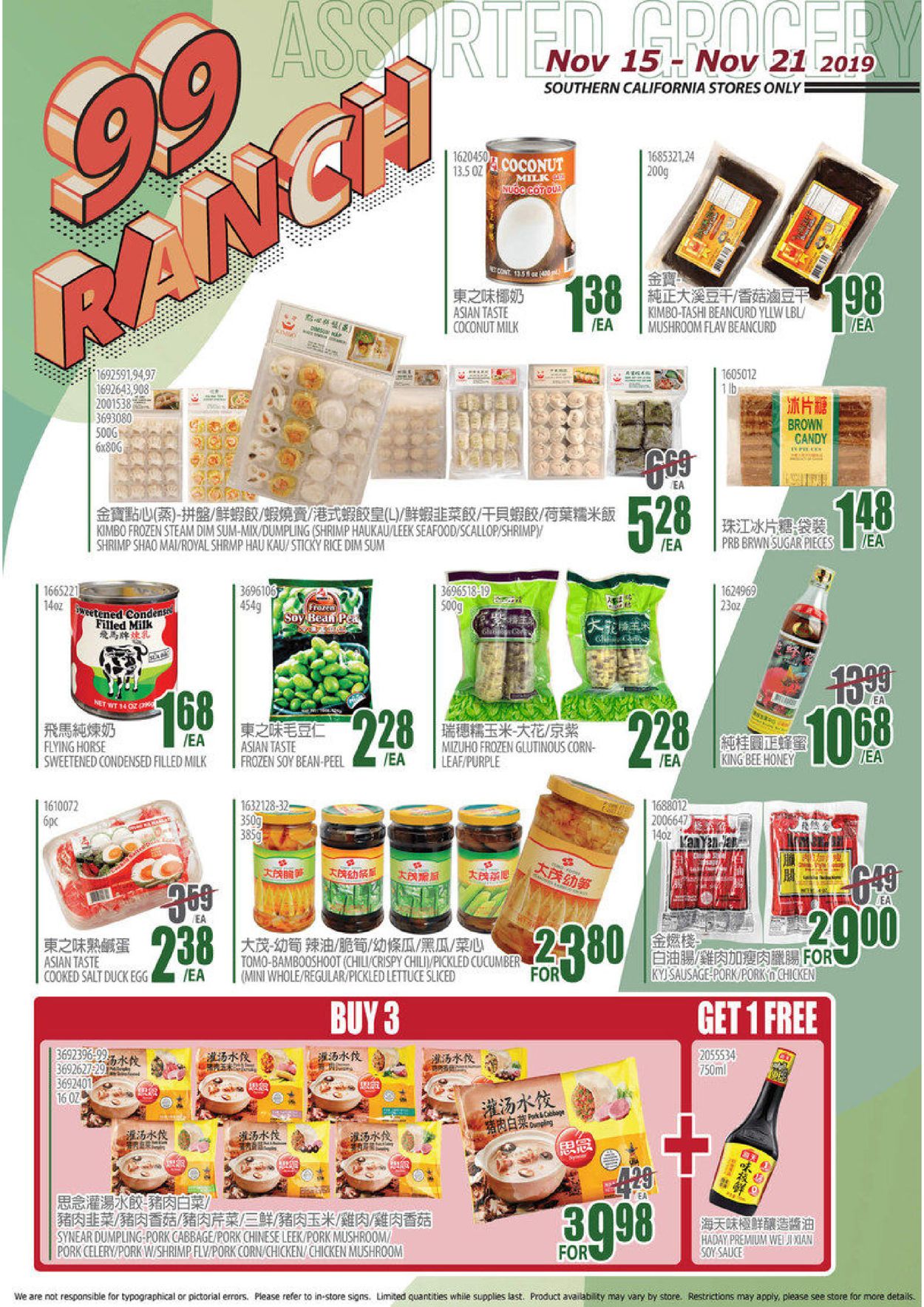 Catalogue 99 Ranch from 11/15/2019