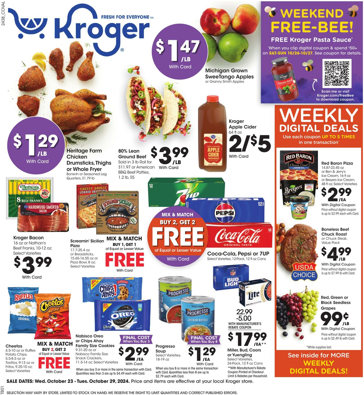 Catalogue Kroger from 10/23/2024