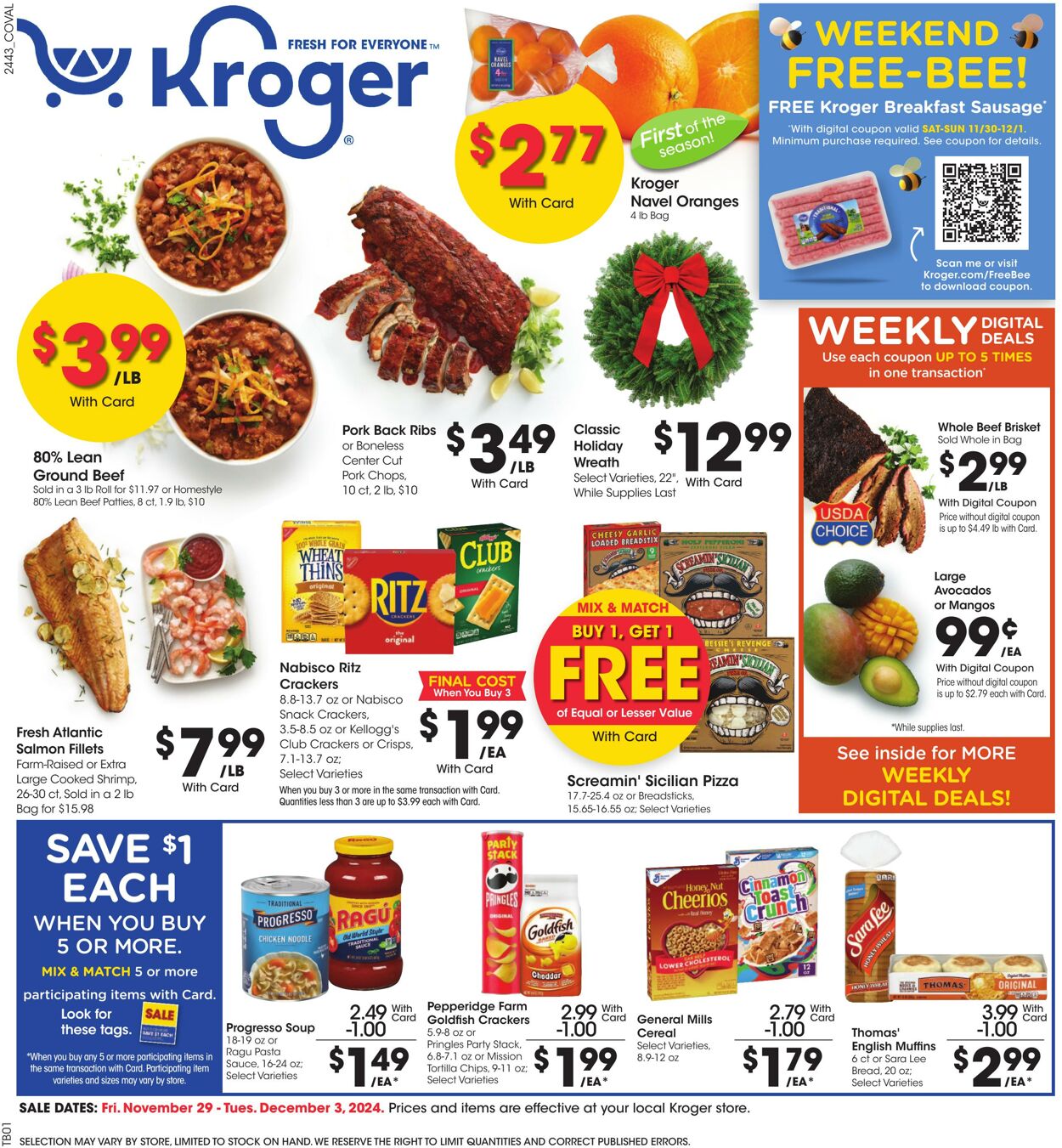 Catalogue Kroger from 11/29/2024