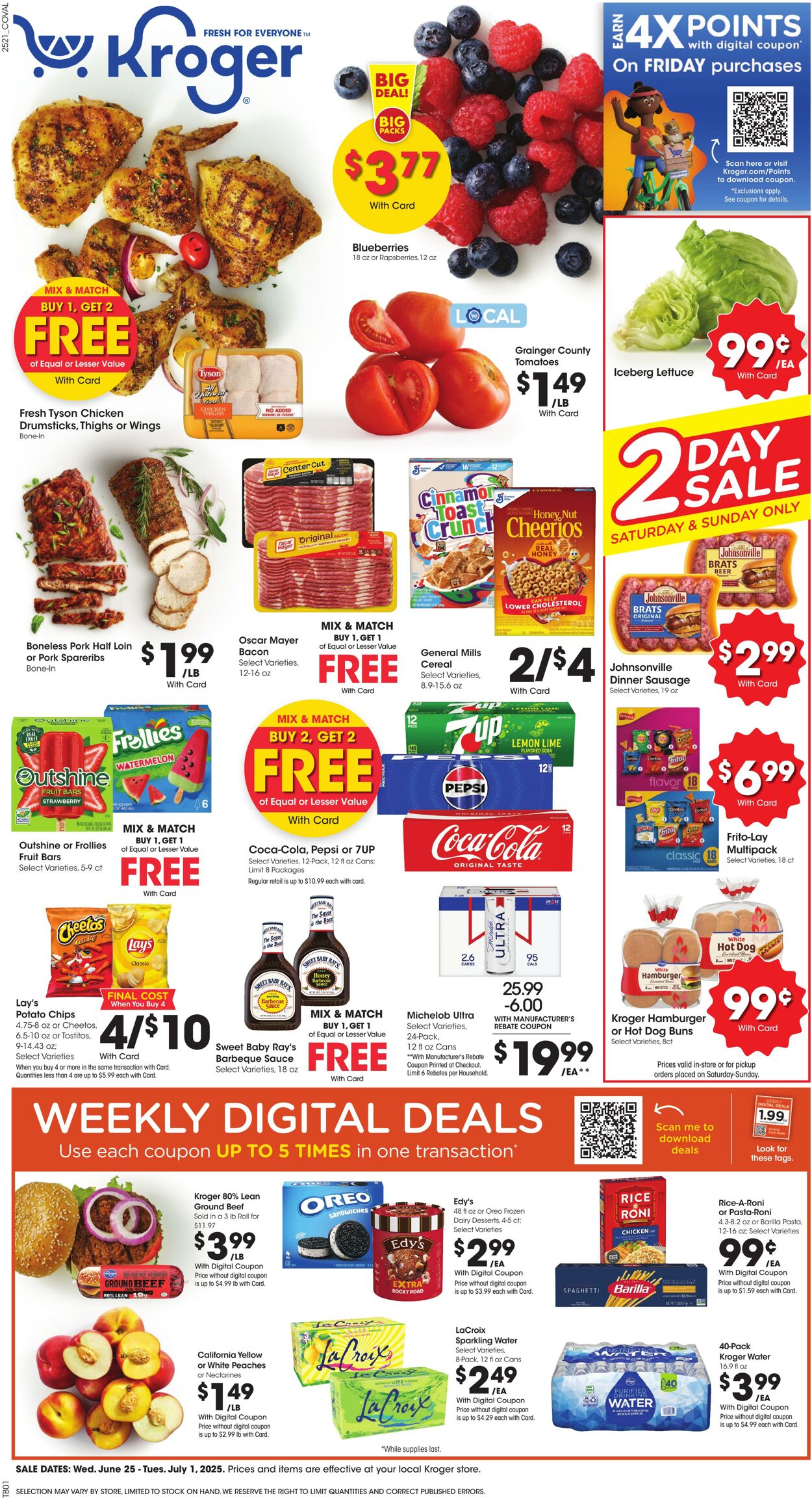 Catalogue Kroger from 06/25/2025