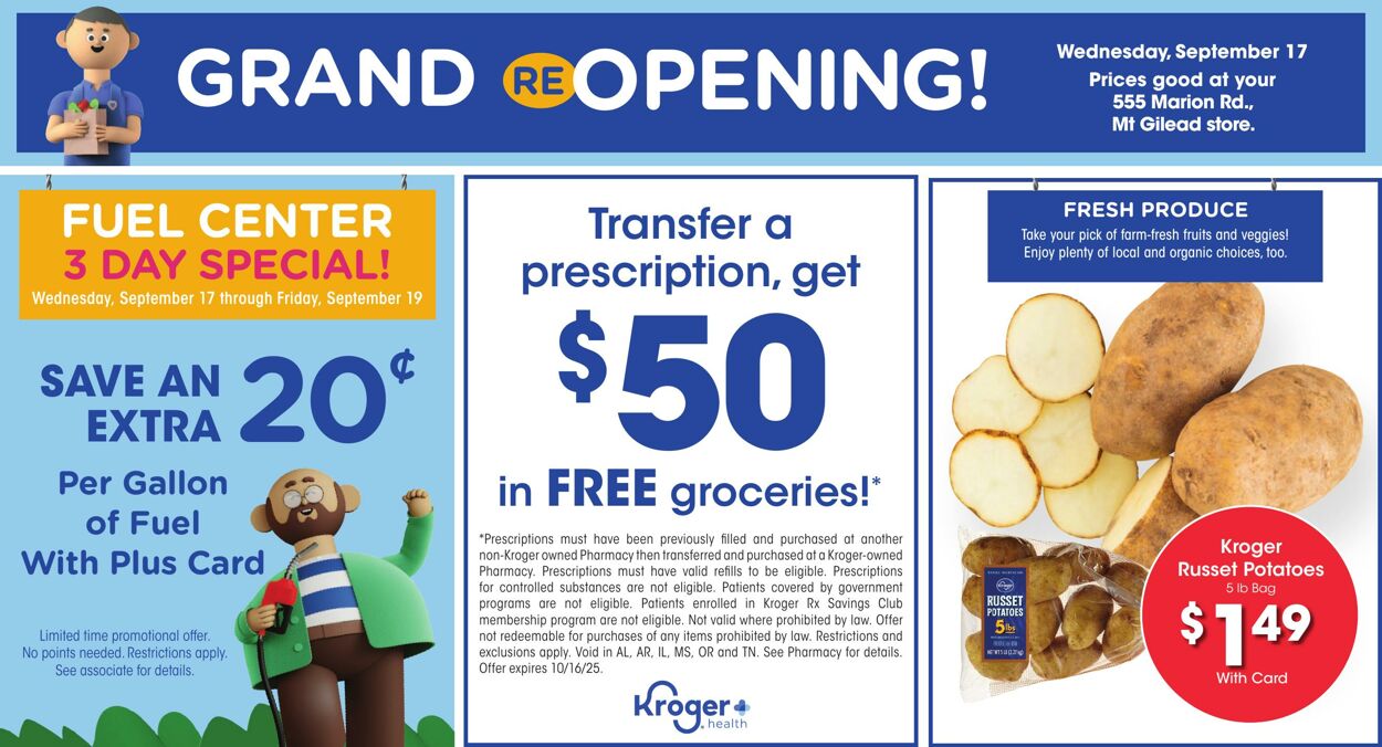 Catalogue Kroger from 09/17/2025