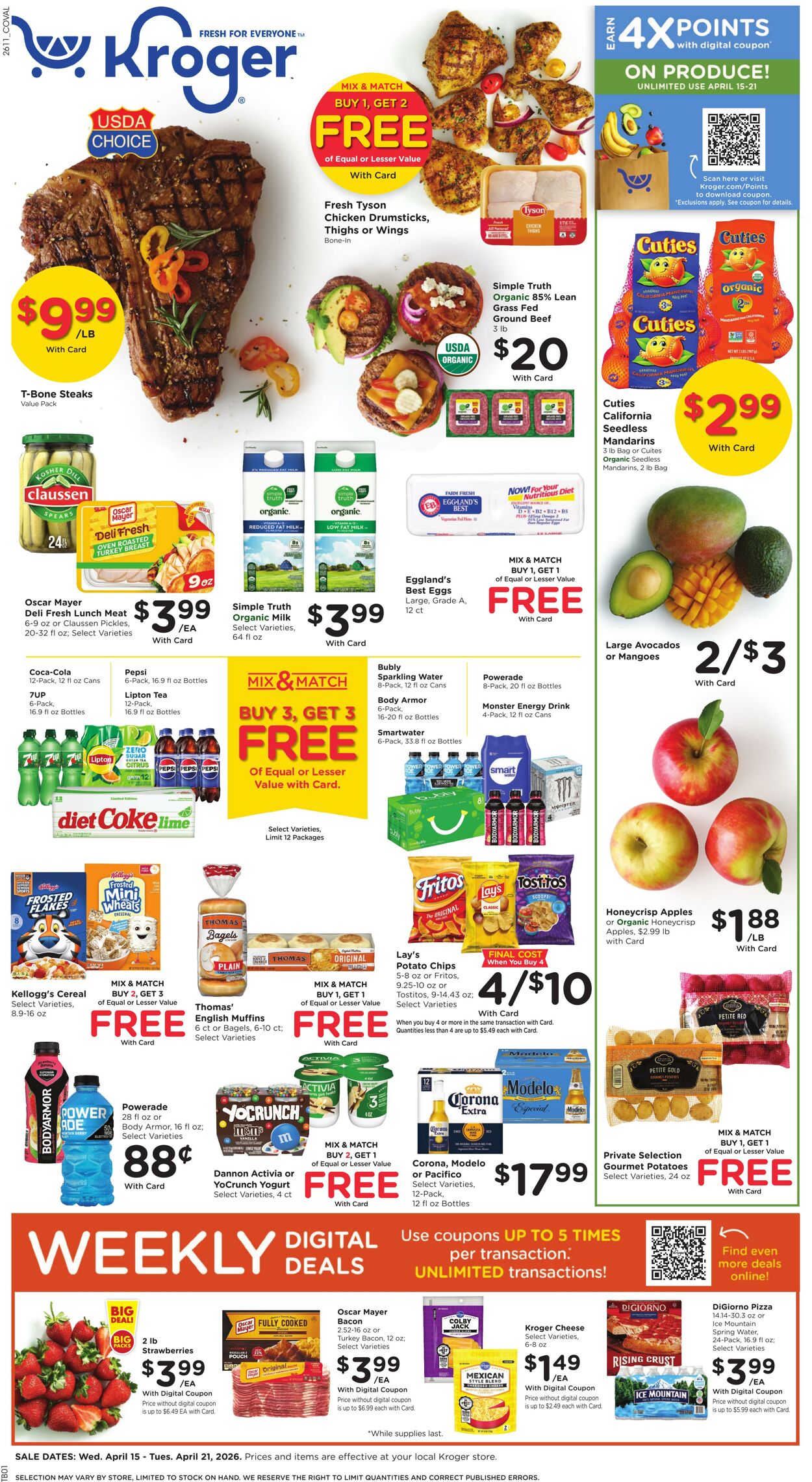Catalogue Kroger from 04/15/2026