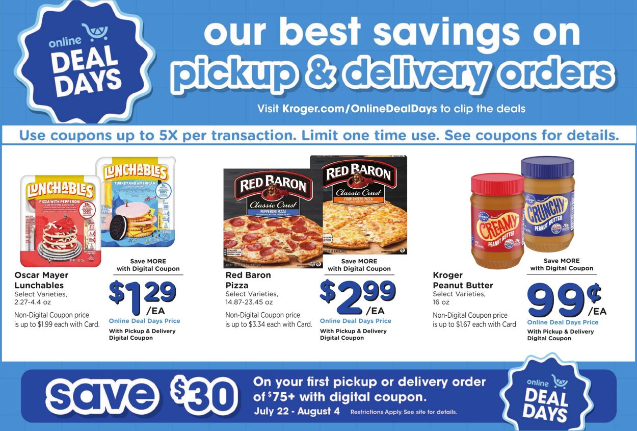 Catalogue Kroger from 07/22/2026