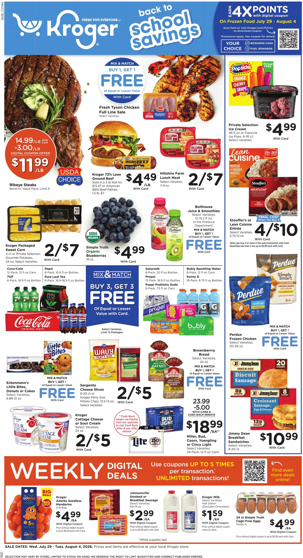 Catalogue Kroger from 07/29/2026