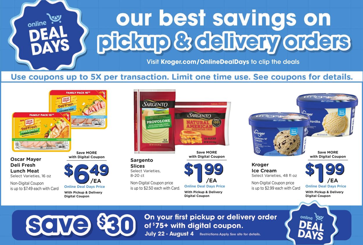 Catalogue Kroger from 07/29/2026
