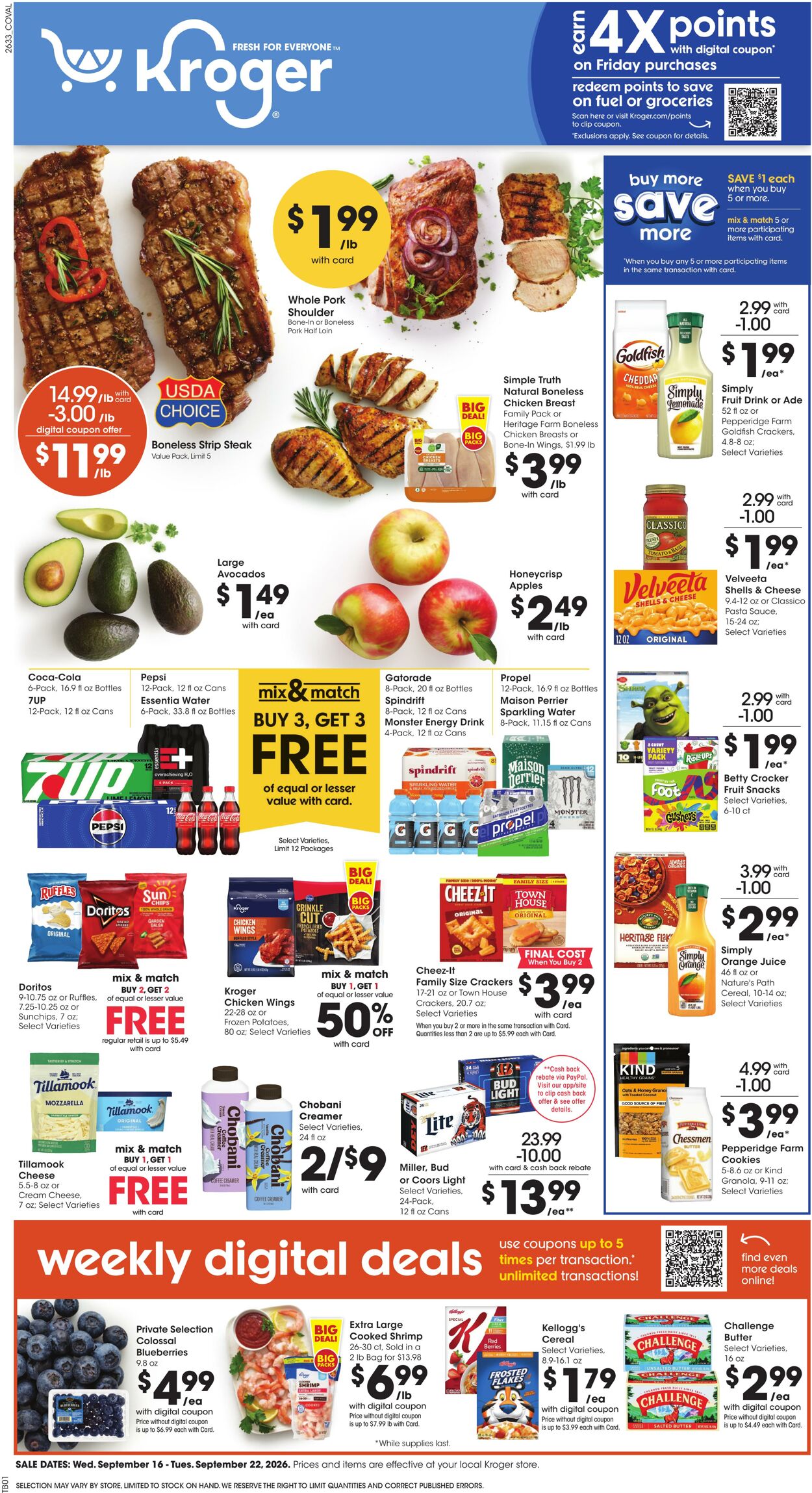 Catalogue Kroger from 09/16/2026