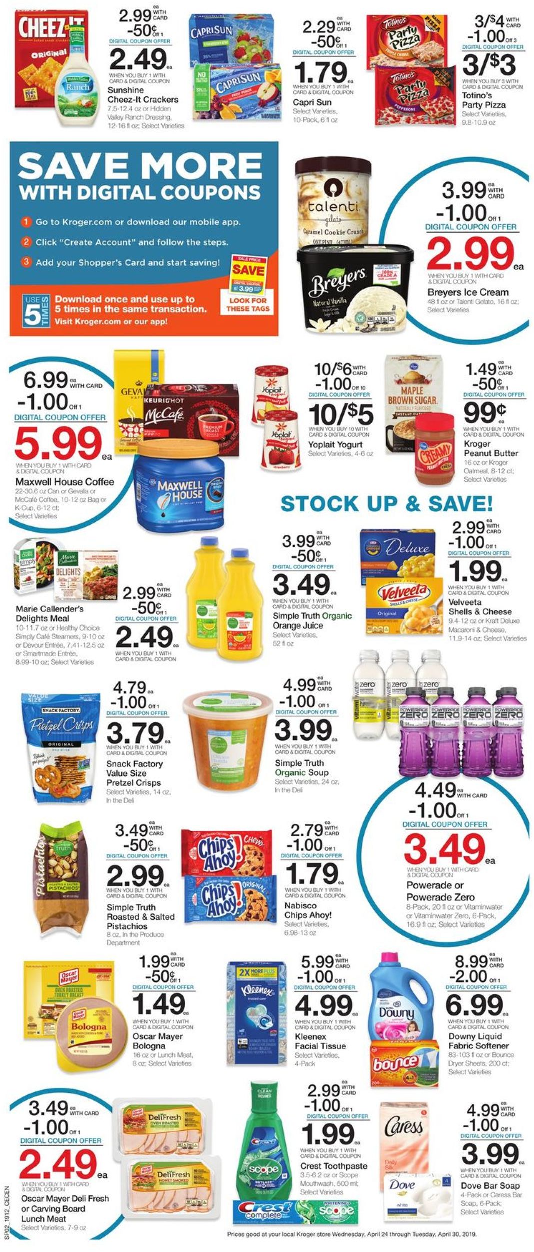 Catalogue Kroger from 04/24/2019