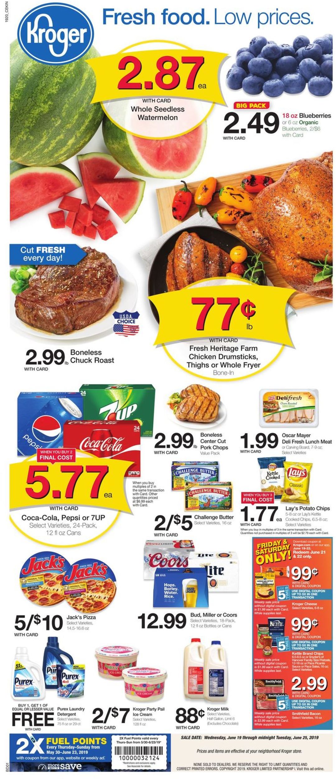 Kroger Current weekly ad 06/19 06/25/2019