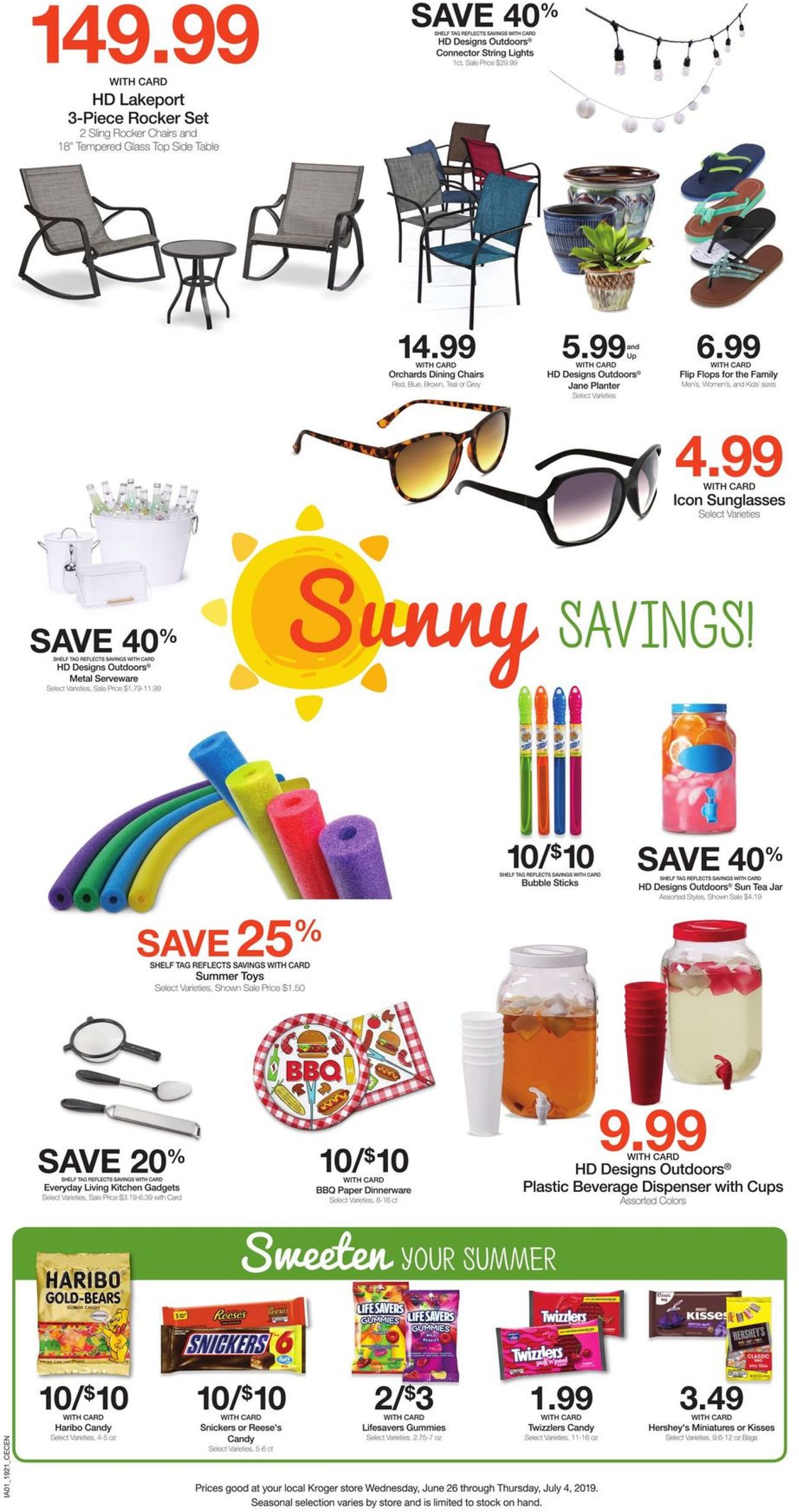Catalogue Kroger from 06/26/2019