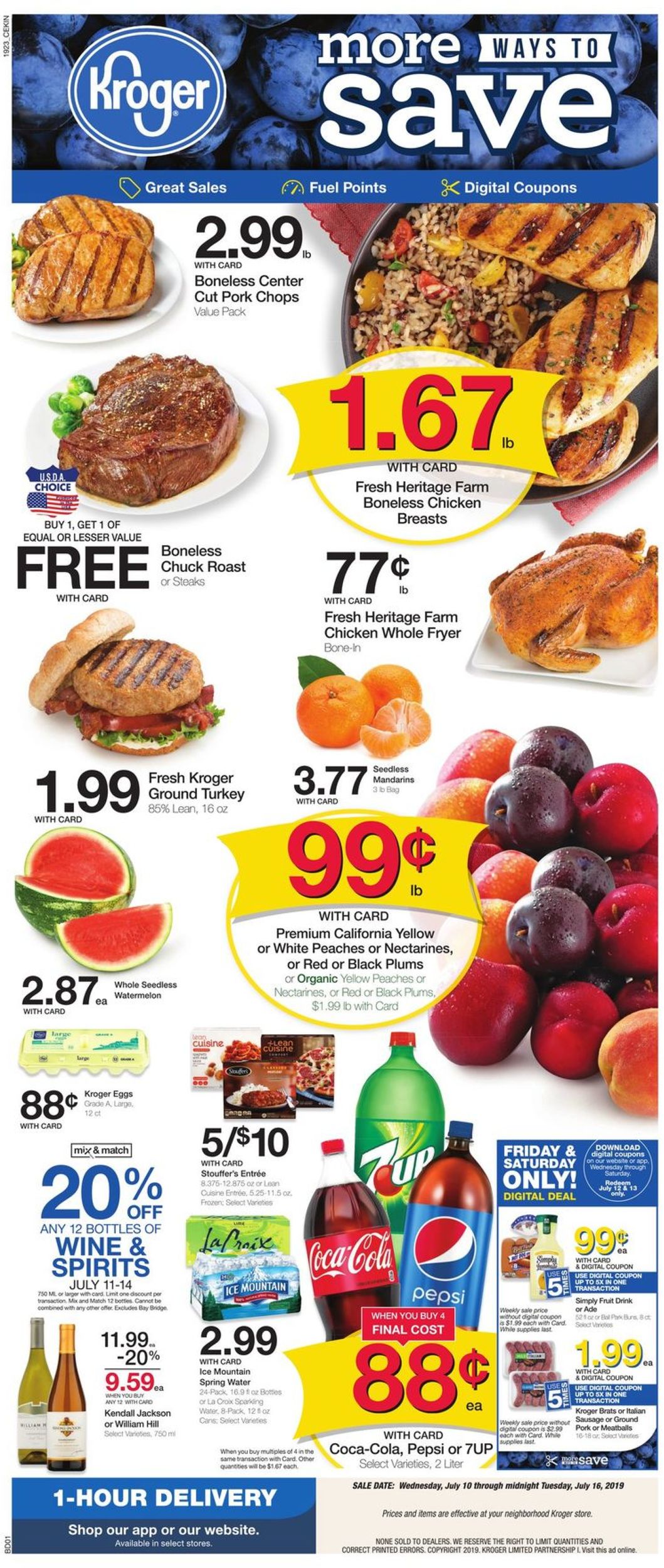 Kroger Current weekly ad 07/10 07/16/2019