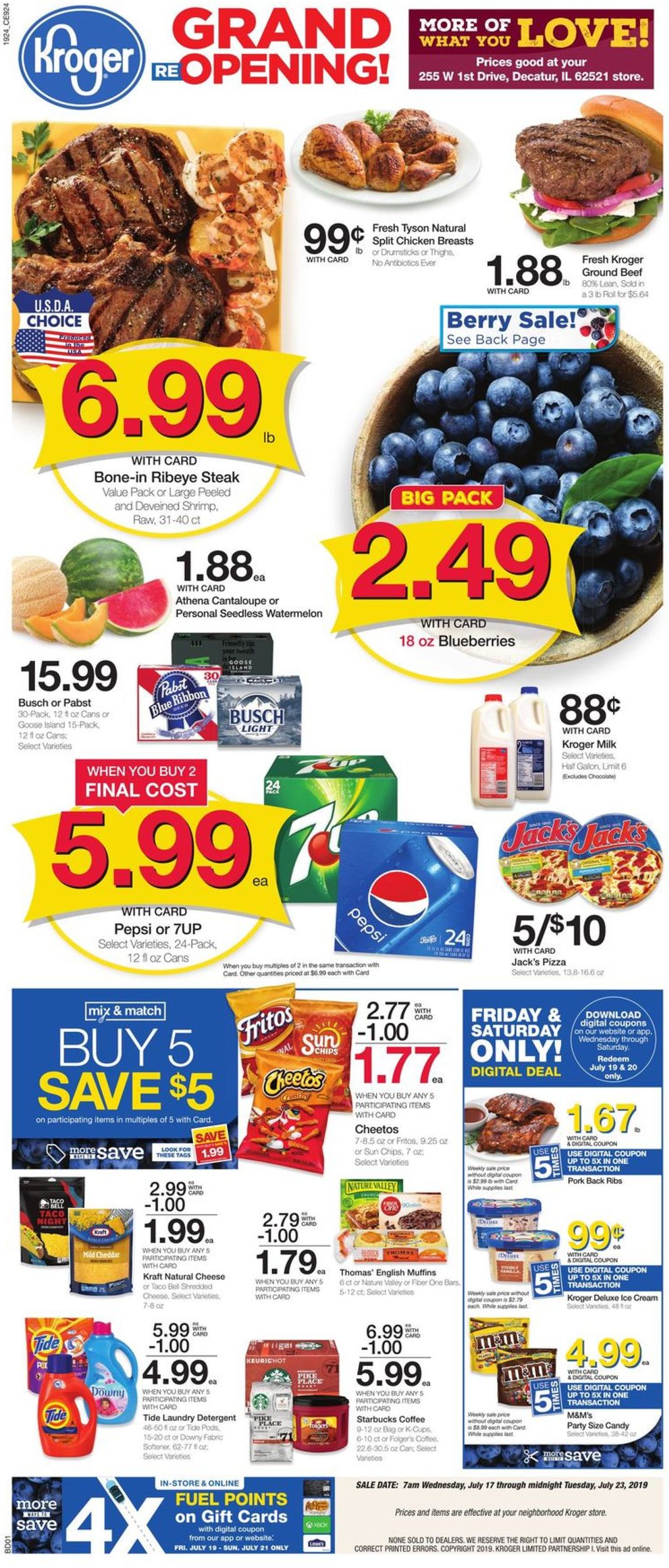 Kroger Current weekly ad 07/17 07/23/2019