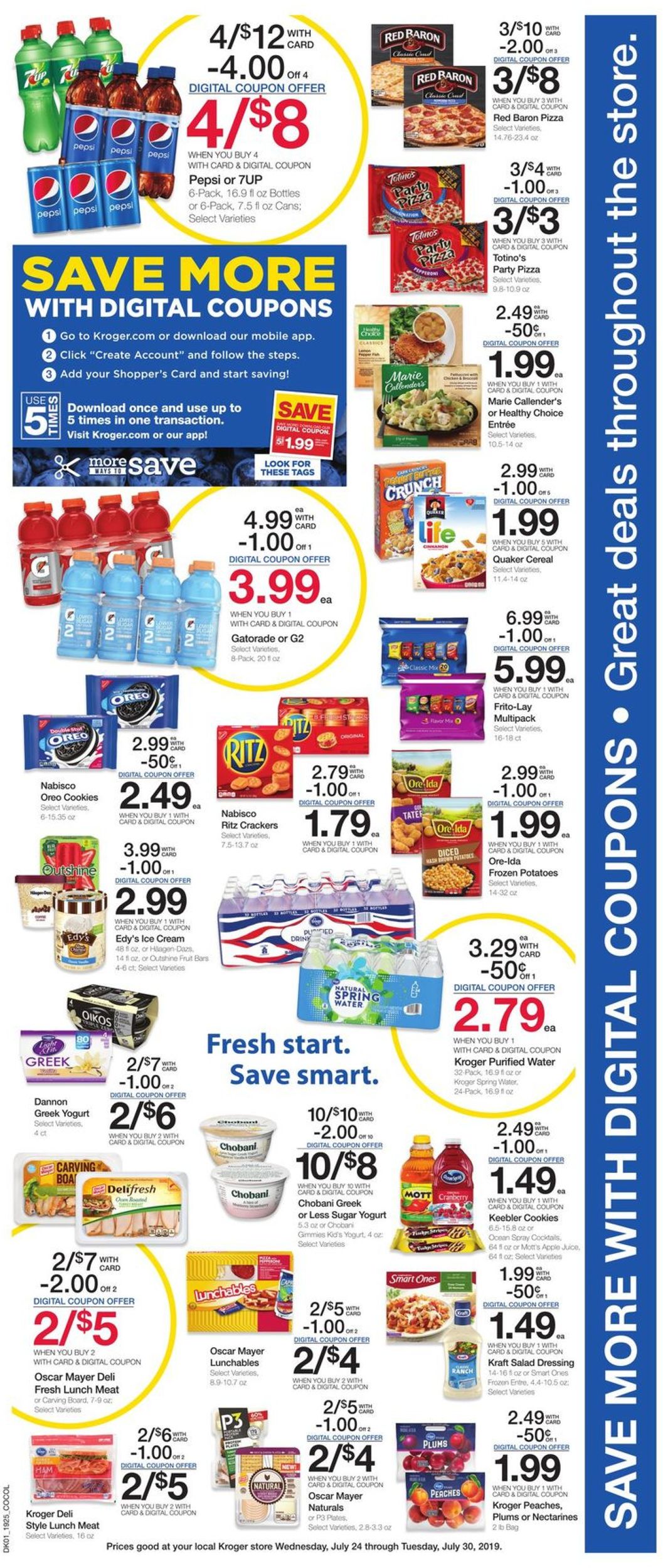 Catalogue Kroger from 07/24/2019
