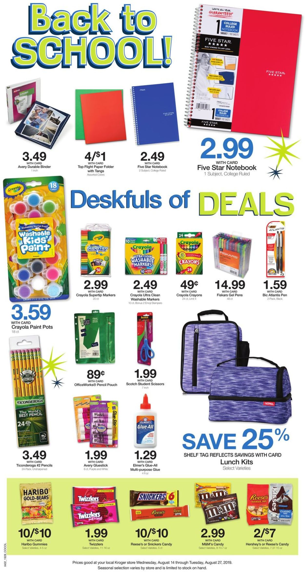 Catalogue Kroger from 08/14/2019