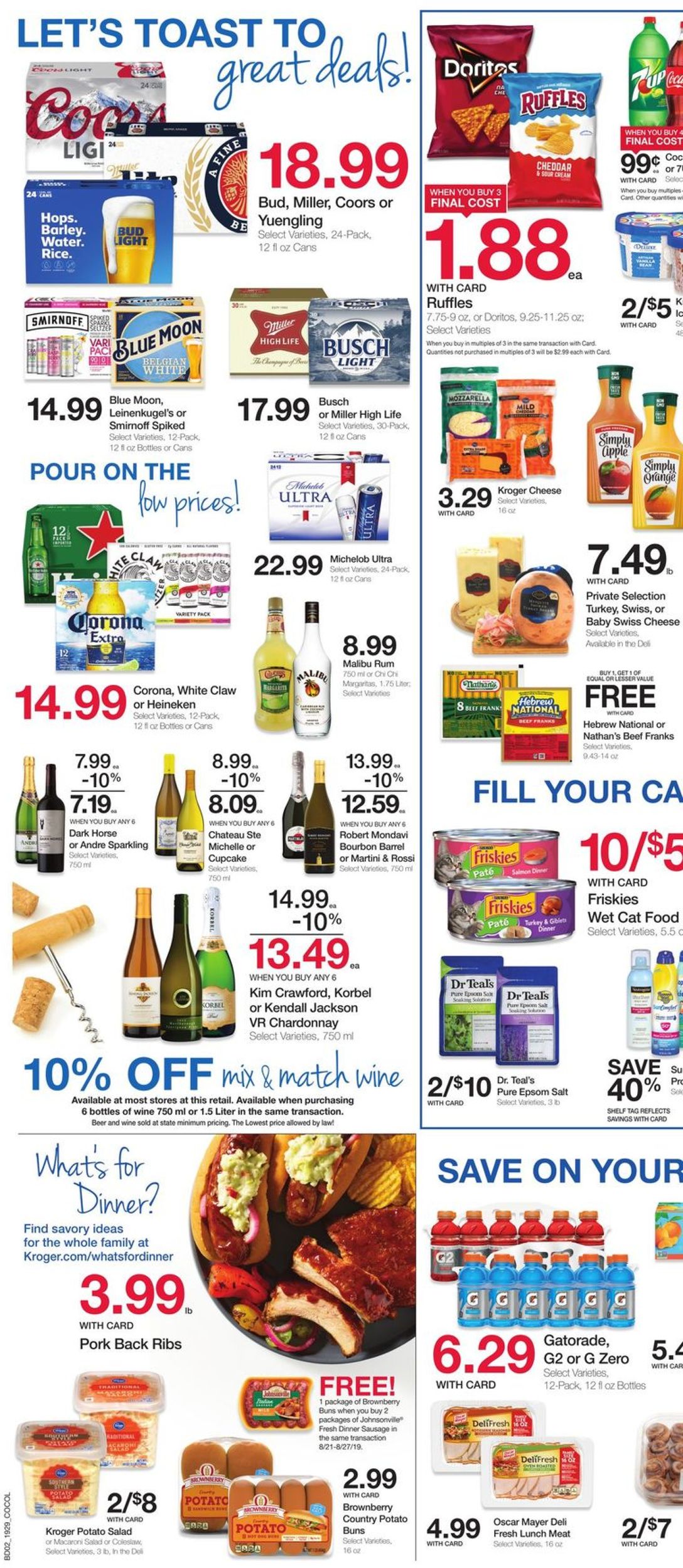Catalogue Kroger from 08/21/2019