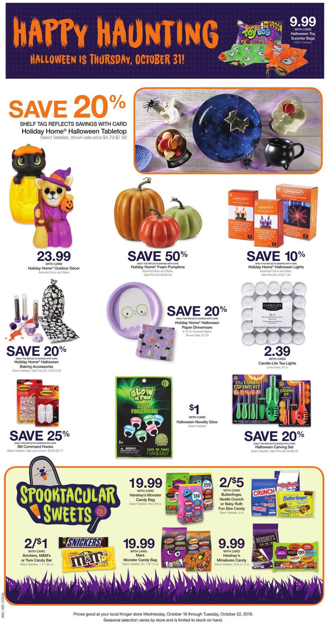 Catalogue Kroger from 10/16/2019