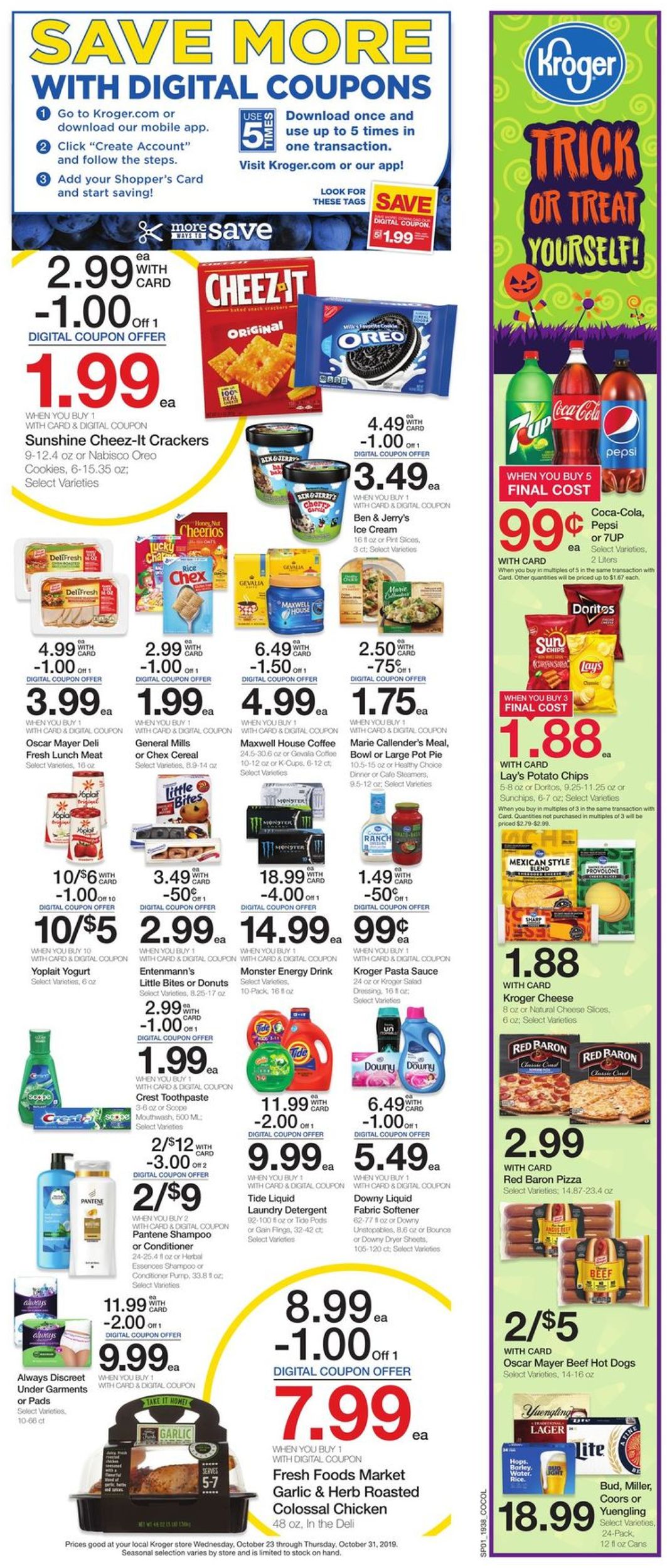 Catalogue Kroger from 10/23/2019