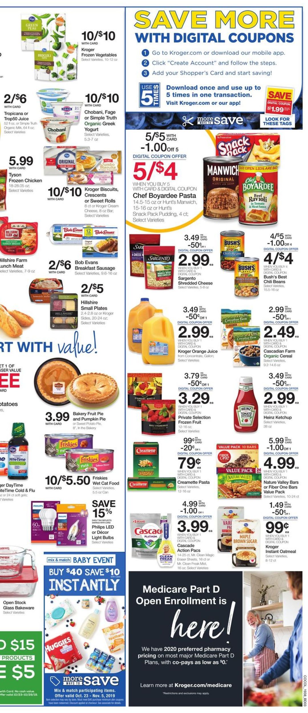 Catalogue Kroger from 10/23/2019