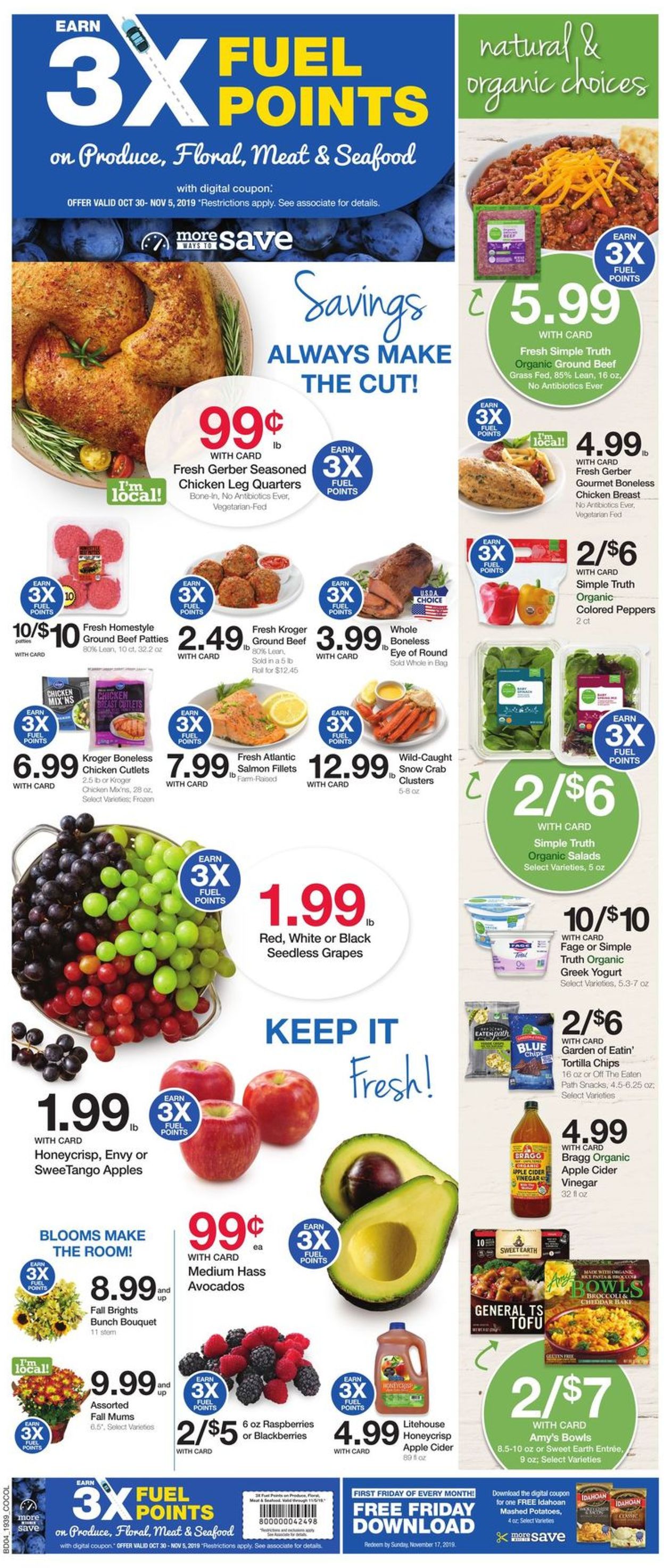 Catalogue Kroger from 10/30/2019