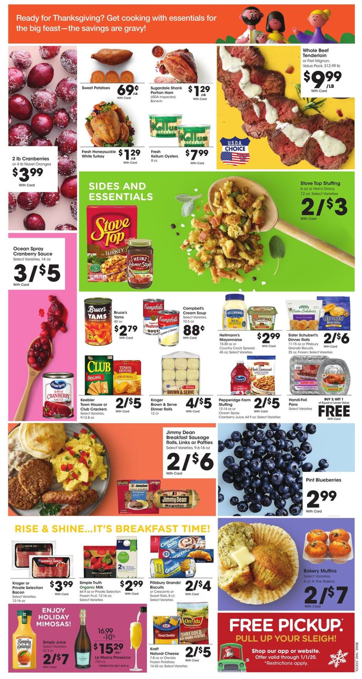 Catalogue Kroger - Thanksgiving Ad 2019 from 11/20/2019