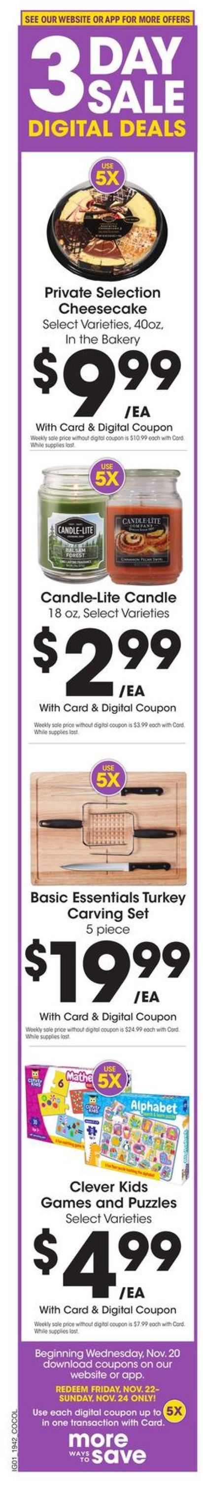 Catalogue Kroger - Thanksgiving Ad 2019 from 11/20/2019