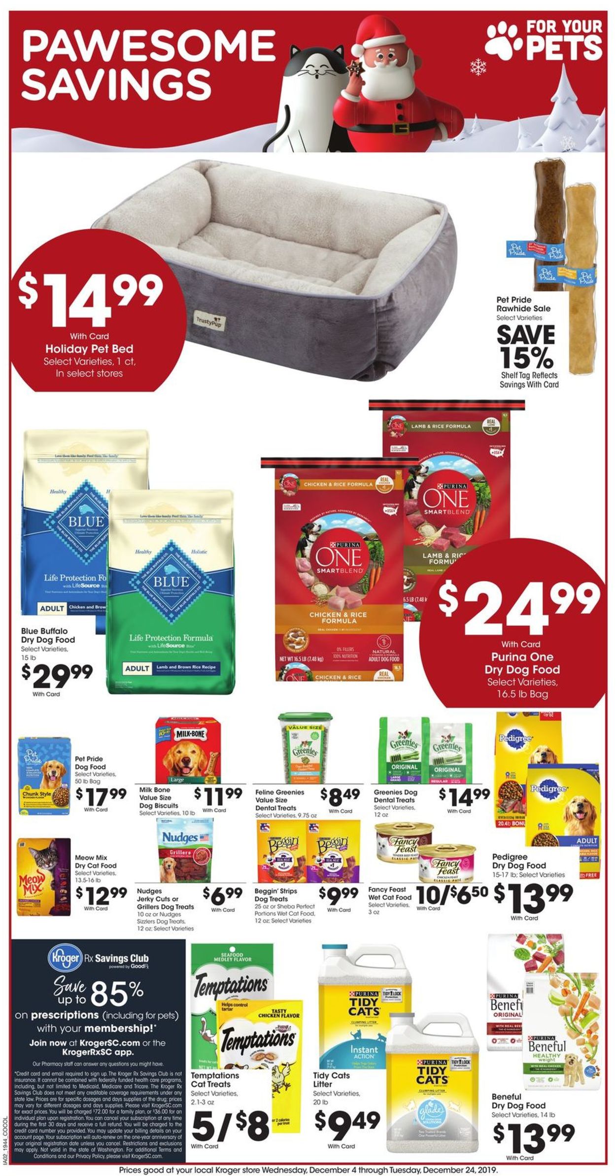 Catalogue Kroger - Holiday Ad 2019 from 12/11/2019