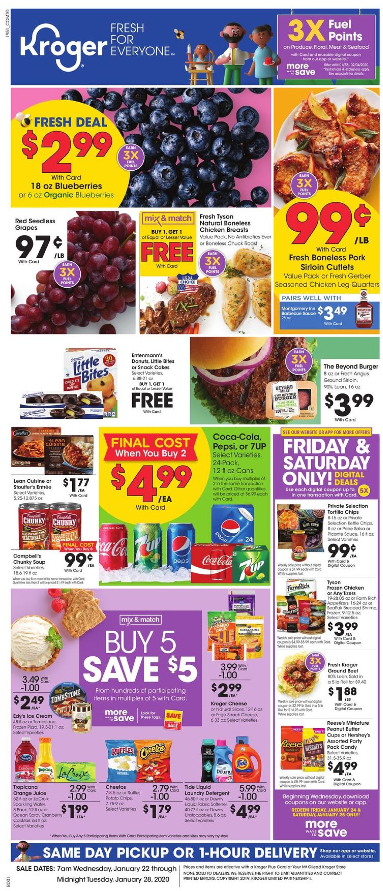 Catalogue Kroger from 01/22/2020
