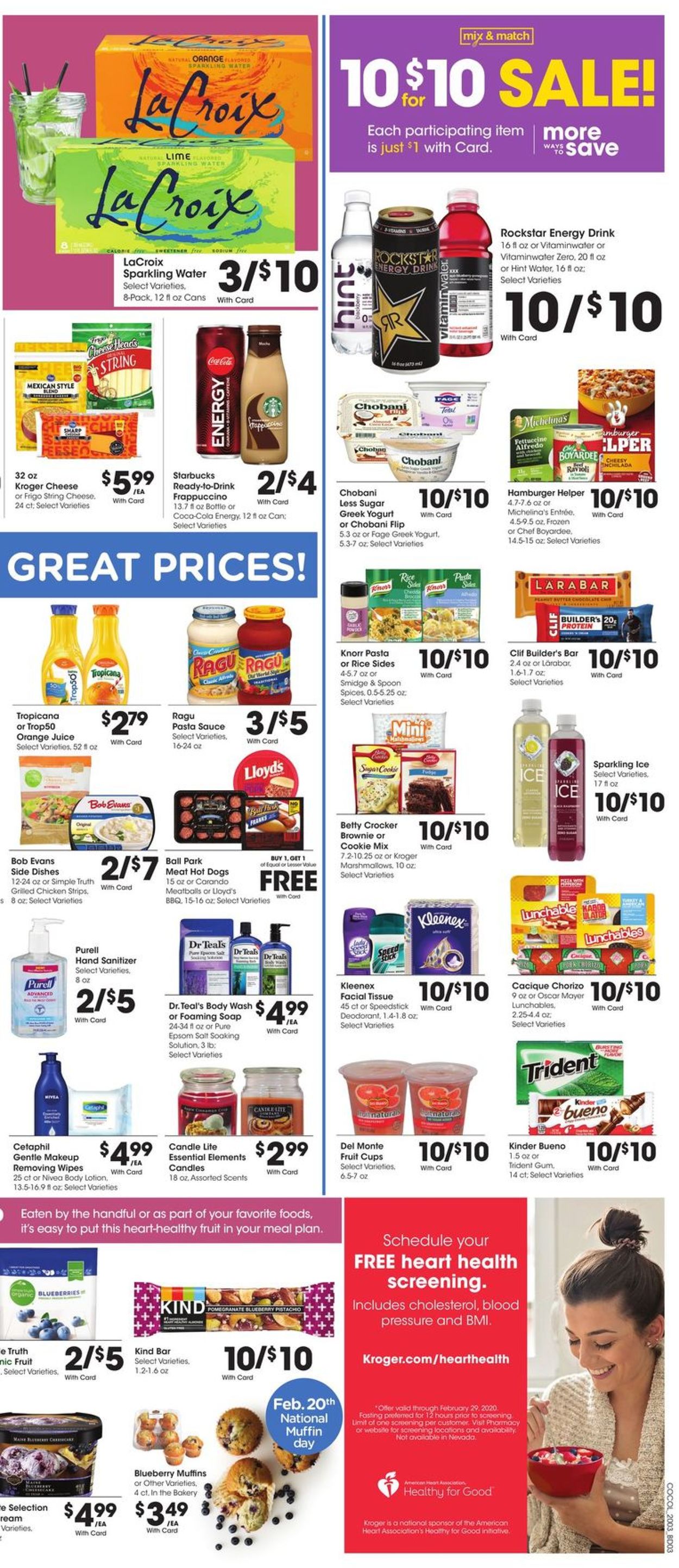 Catalogue Kroger from 02/19/2020