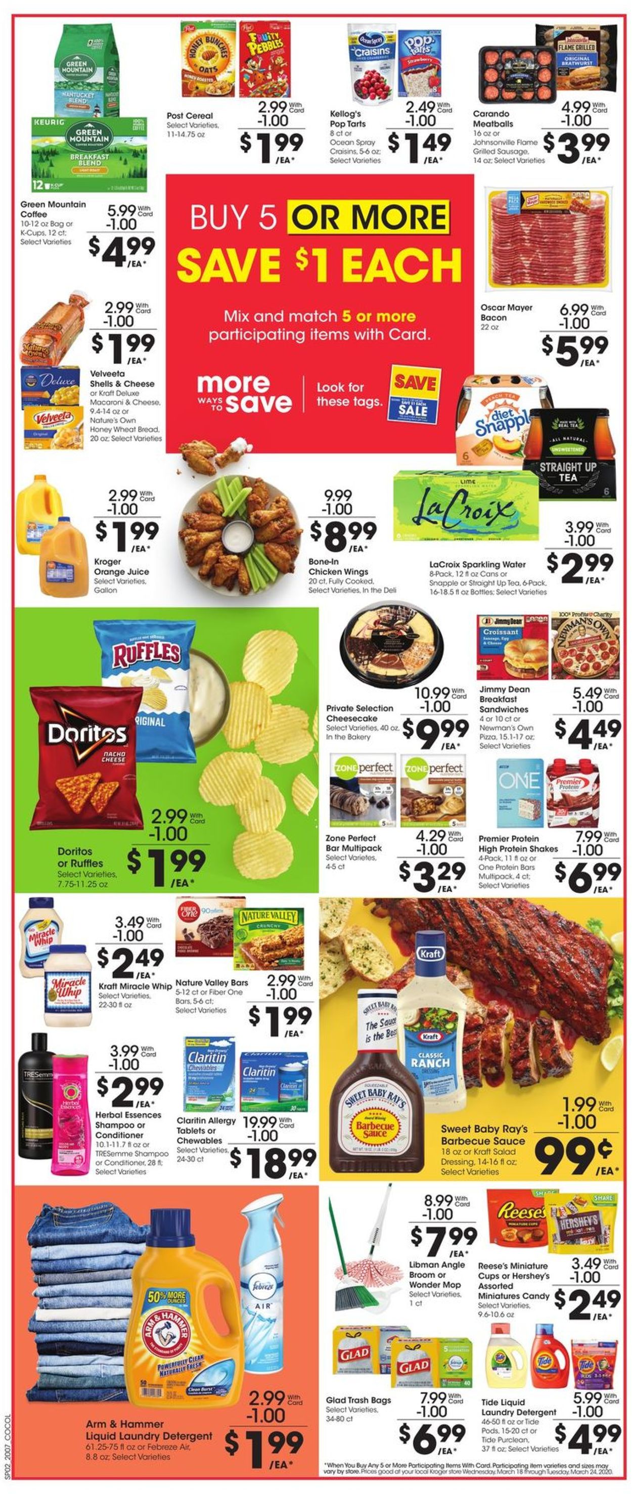Catalogue Kroger from 03/18/2020