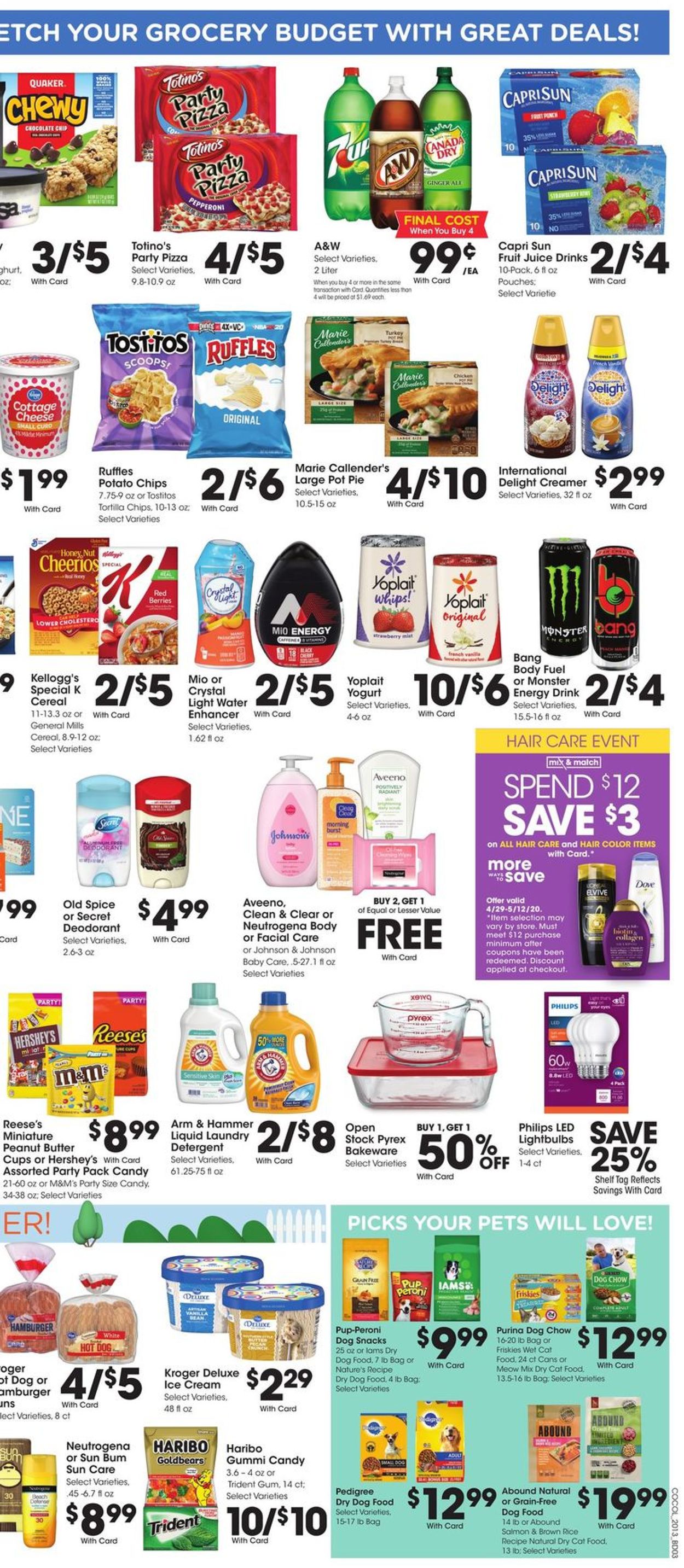Catalogue Kroger from 04/29/2020