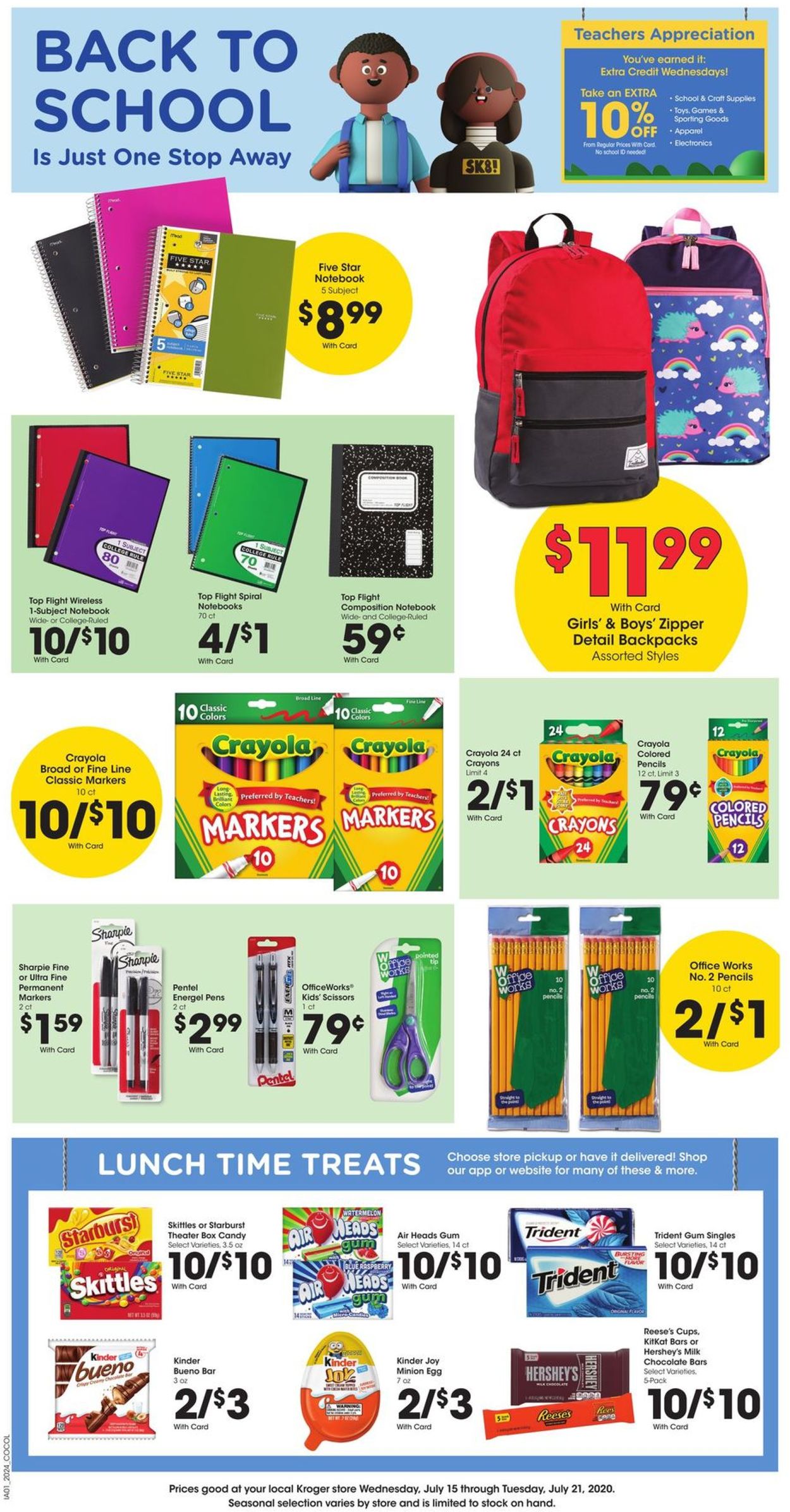 Catalogue Kroger from 07/15/2020