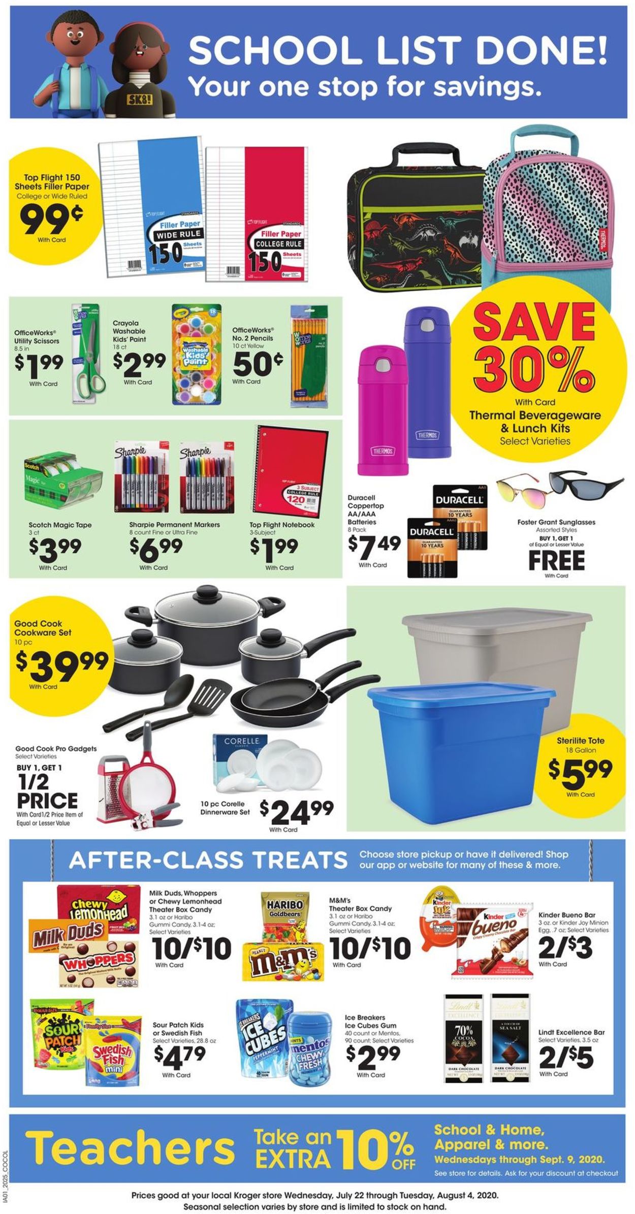 Catalogue Kroger from 07/22/2020