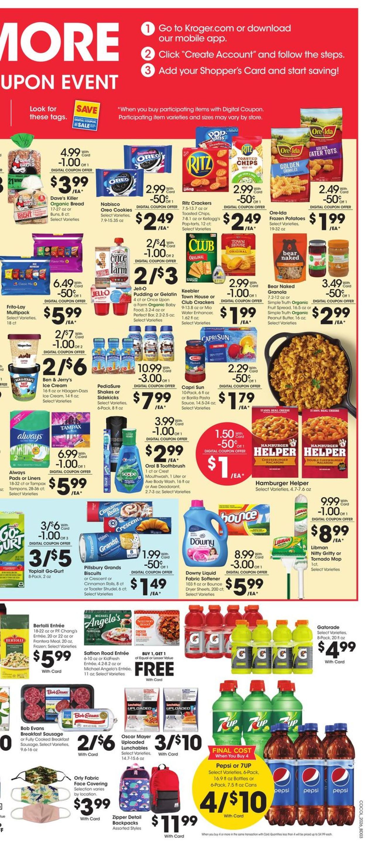 Catalogue Kroger from 07/29/2020