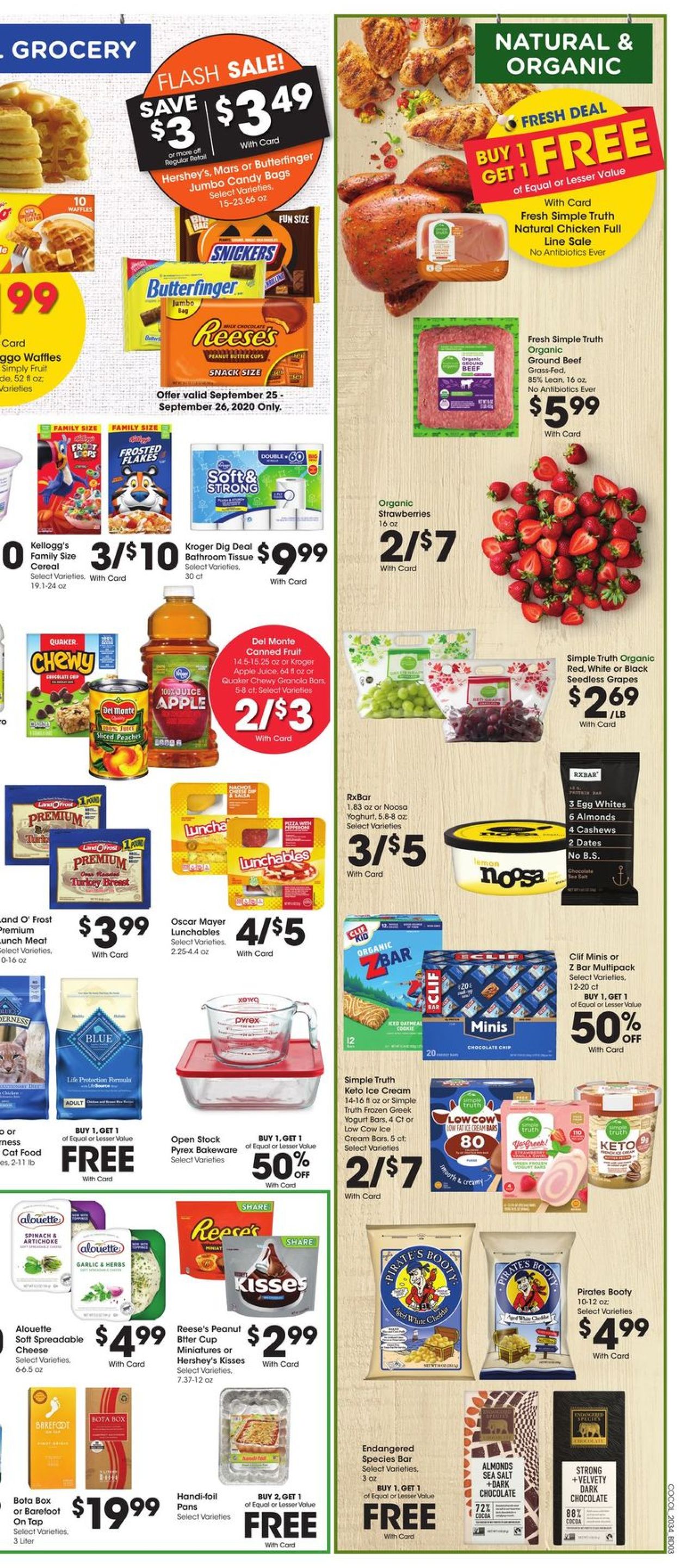 Catalogue Kroger from 09/23/2020