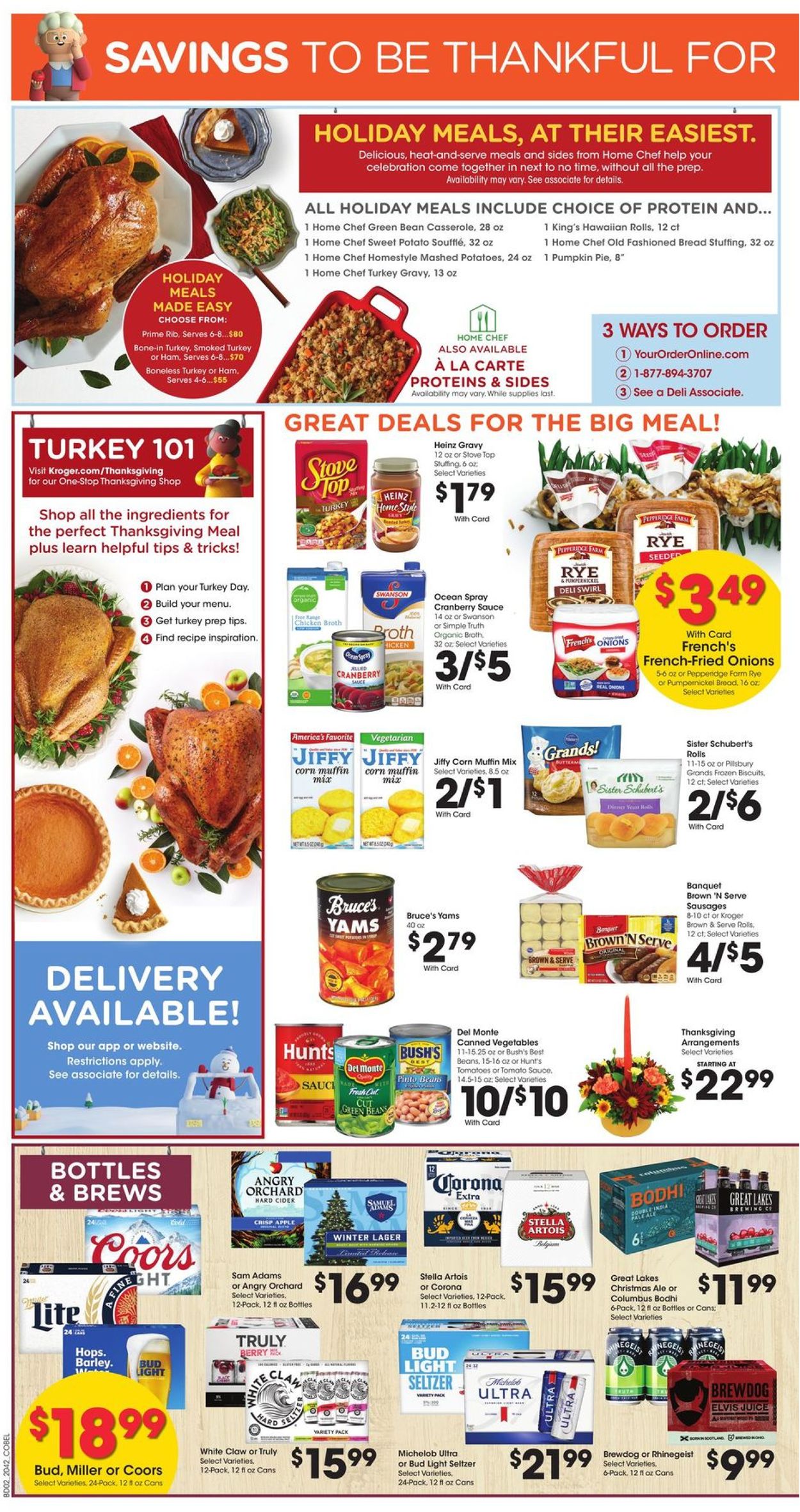 Kroger Thanksgiving ad 2020 Current weekly ad 11/18 11/26/2020 [2