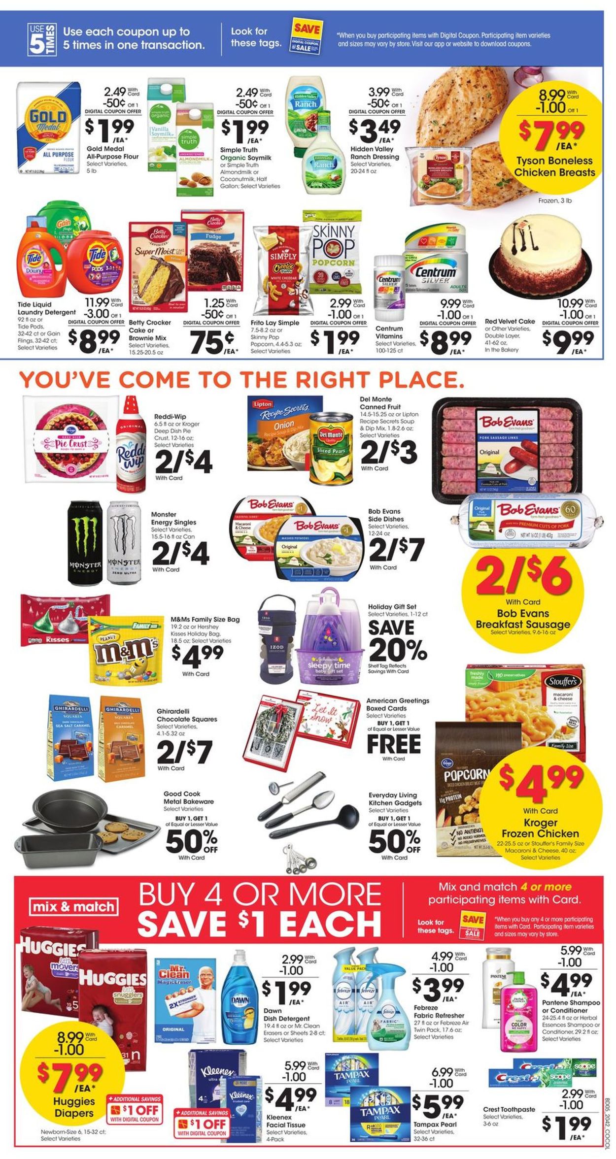 Catalogue Kroger Thanksgiving ad 2020 from 11/18/2020
