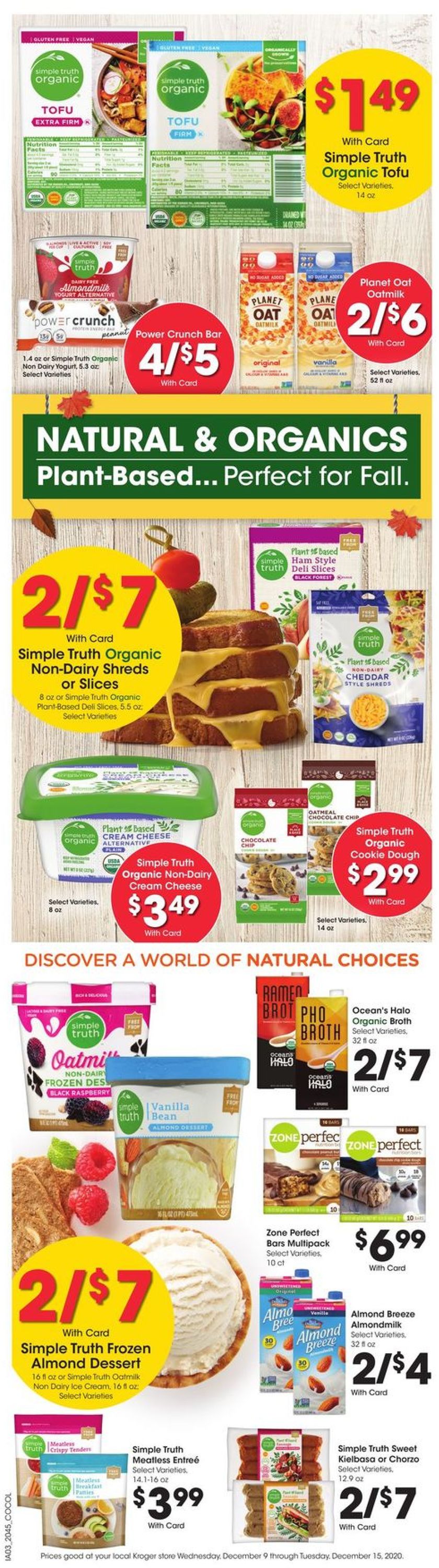 Catalogue Kroger from 12/09/2020
