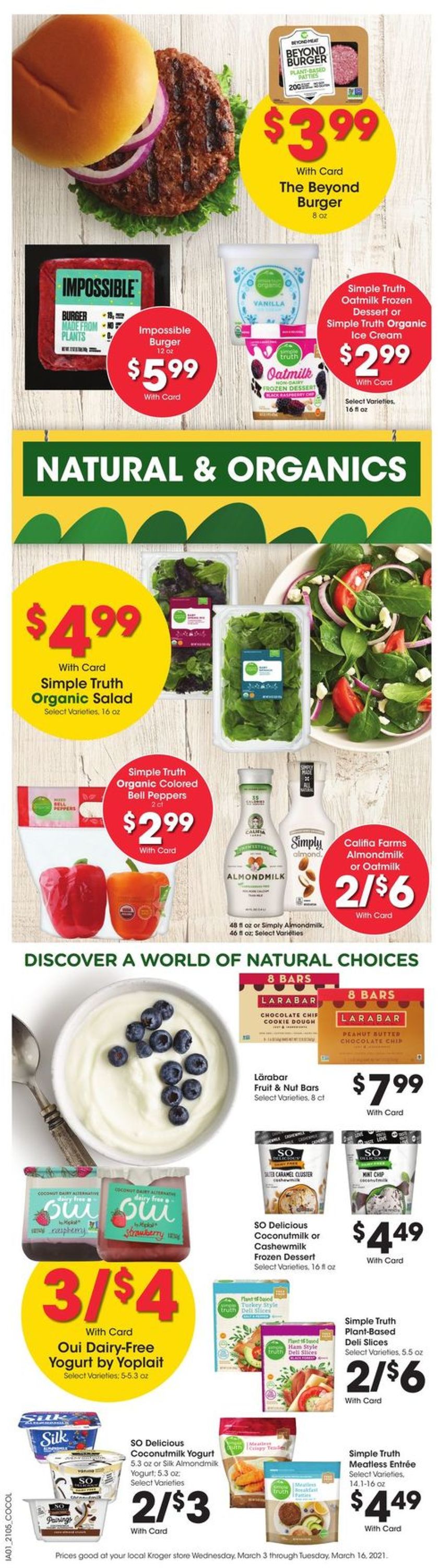 Catalogue Kroger from 03/10/2021