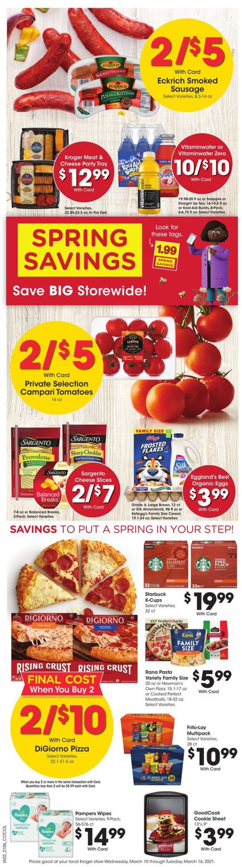 Catalogue Kroger from 03/10/2021