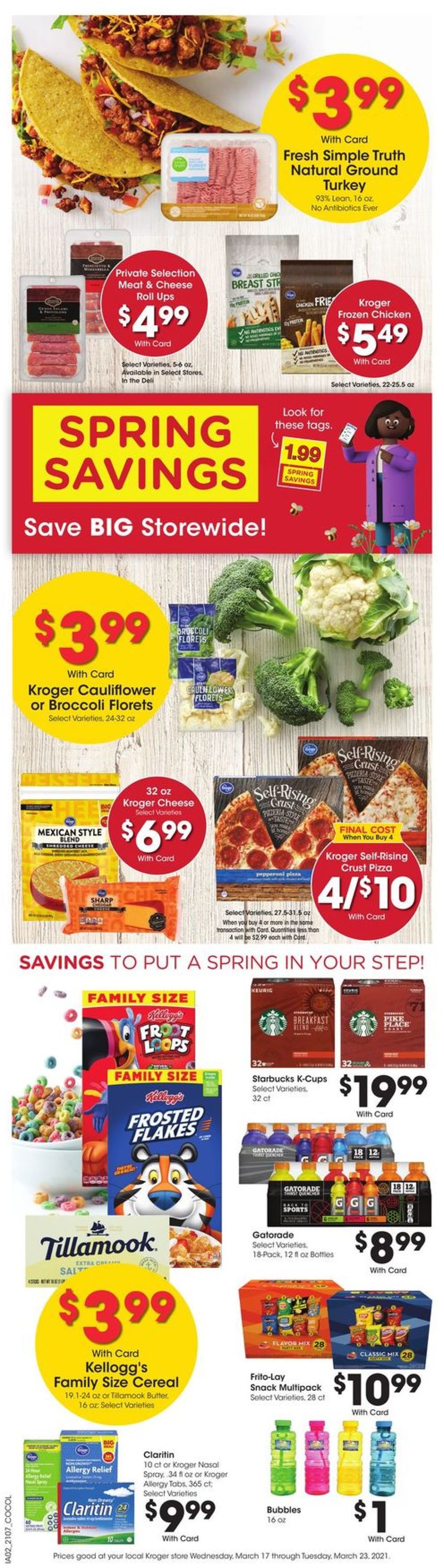 Catalogue Kroger from 03/17/2021