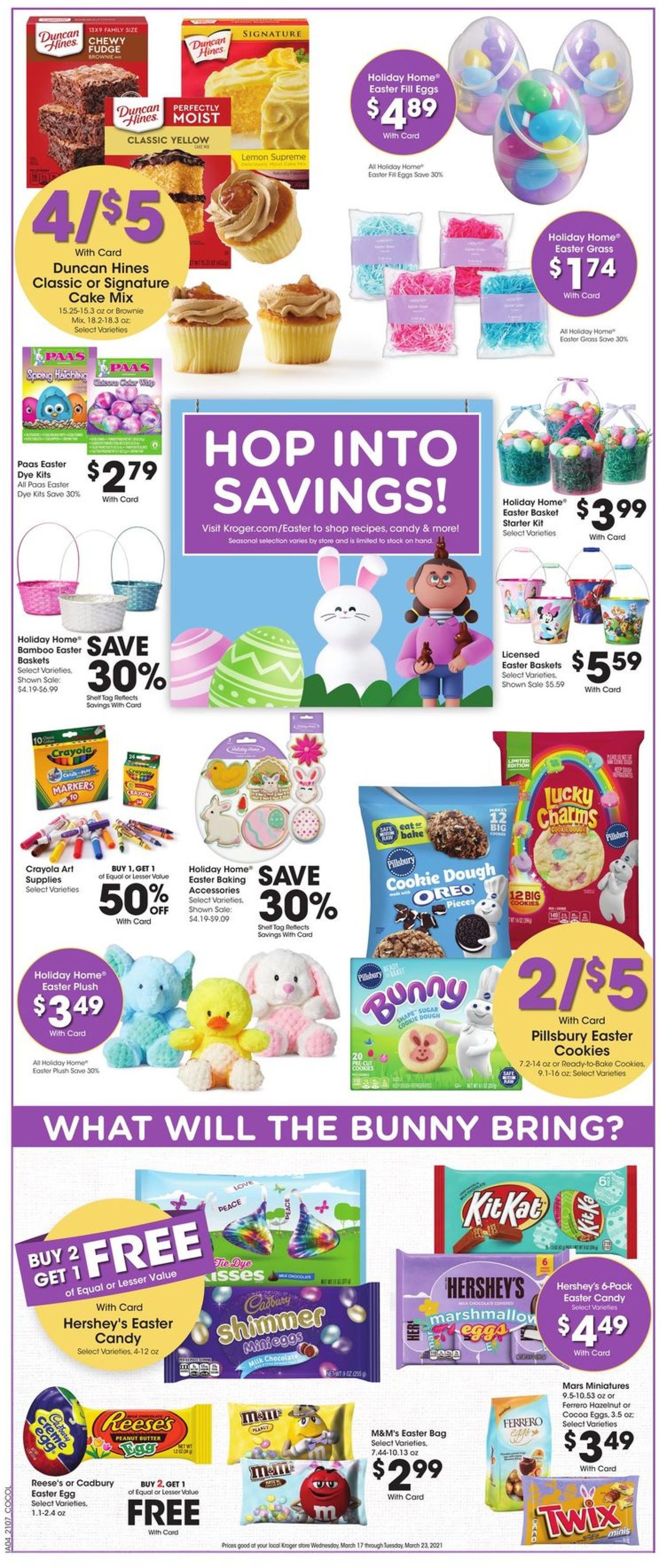 Catalogue Kroger from 03/17/2021