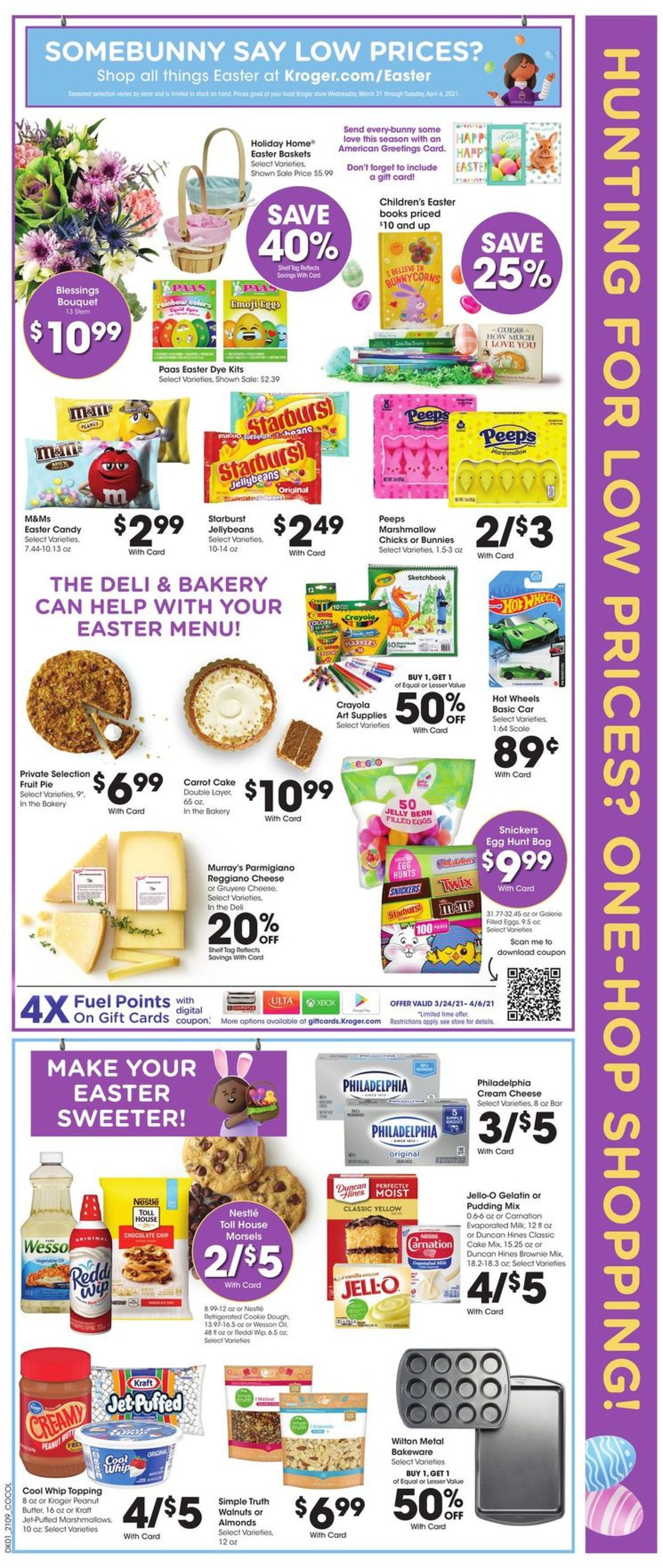 Kroger Easter 2021 Ad Current weekly ad 03/31 04/06/2021 [2