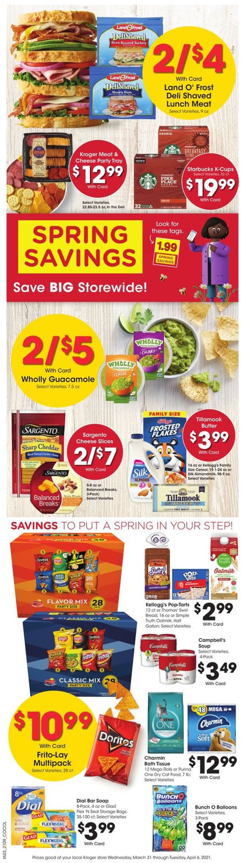 Catalogue Kroger - Easter 2021 Ad from 03/31/2021