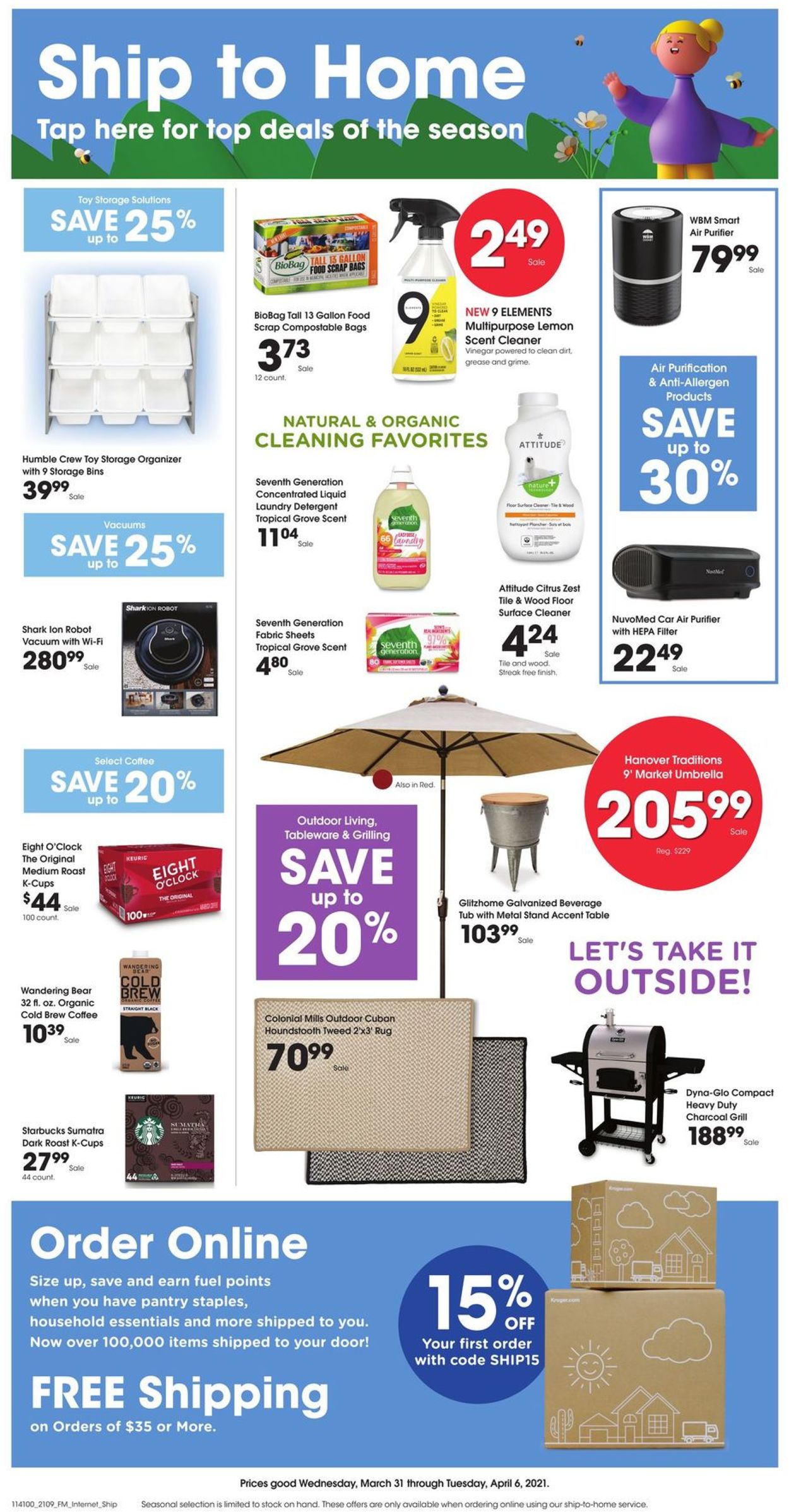 Catalogue Kroger Easter 2021 ad from 03/31/2021