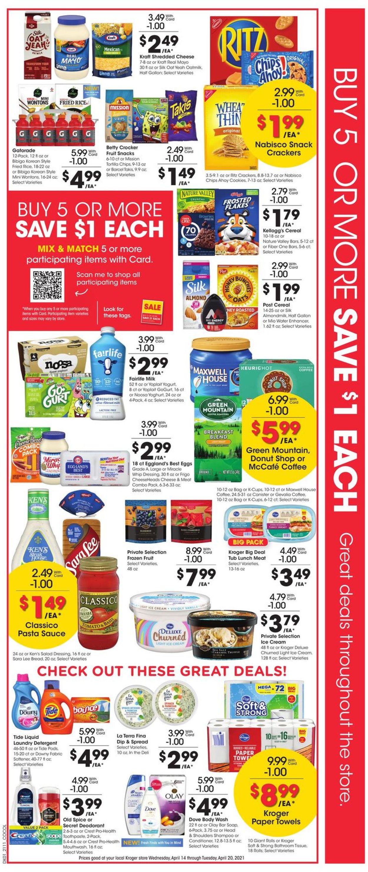 Catalogue Kroger from 04/14/2021