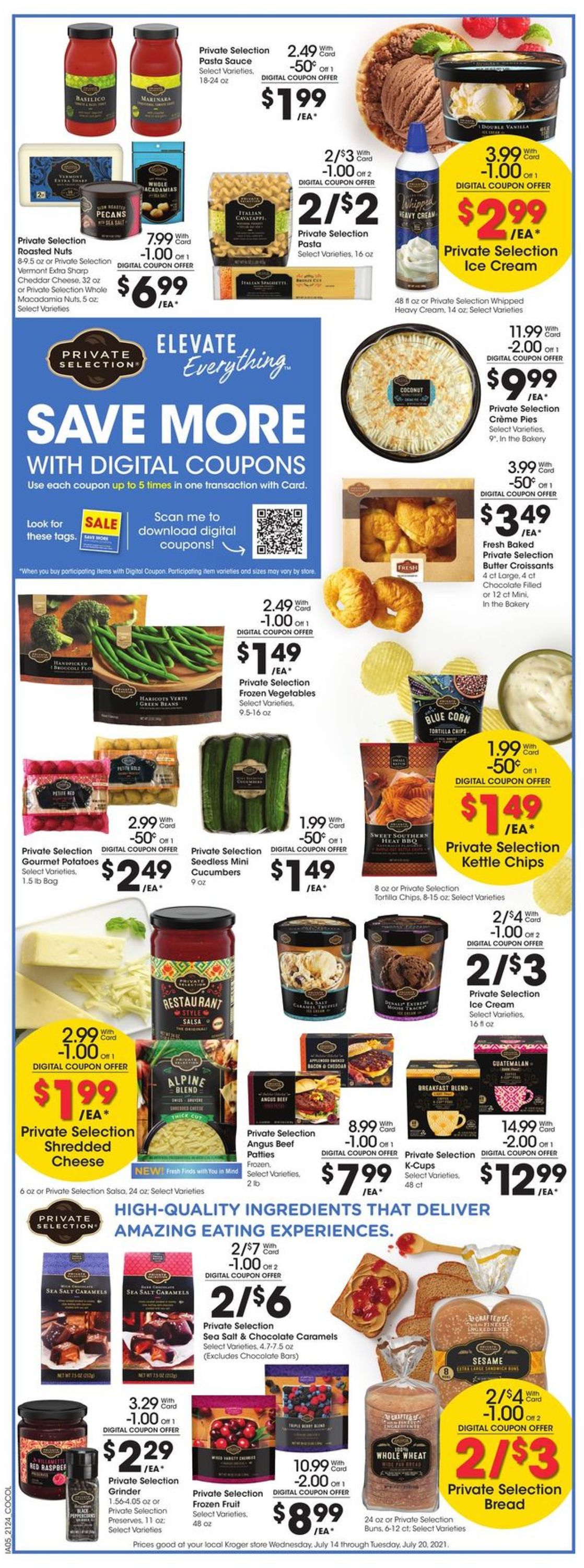 Catalogue Kroger from 07/14/2021