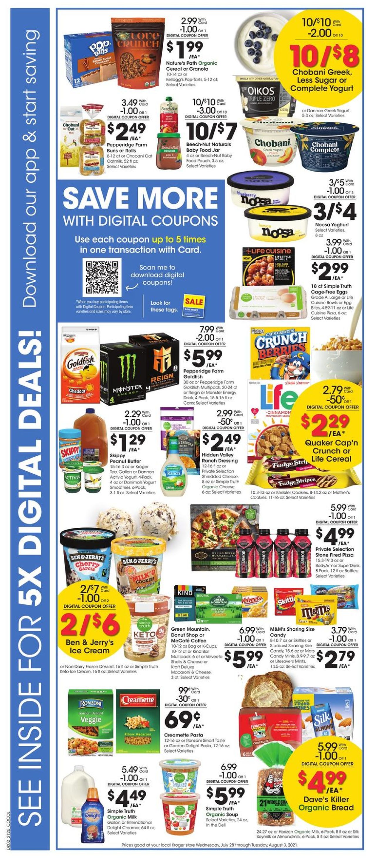 Catalogue Kroger from 07/28/2021