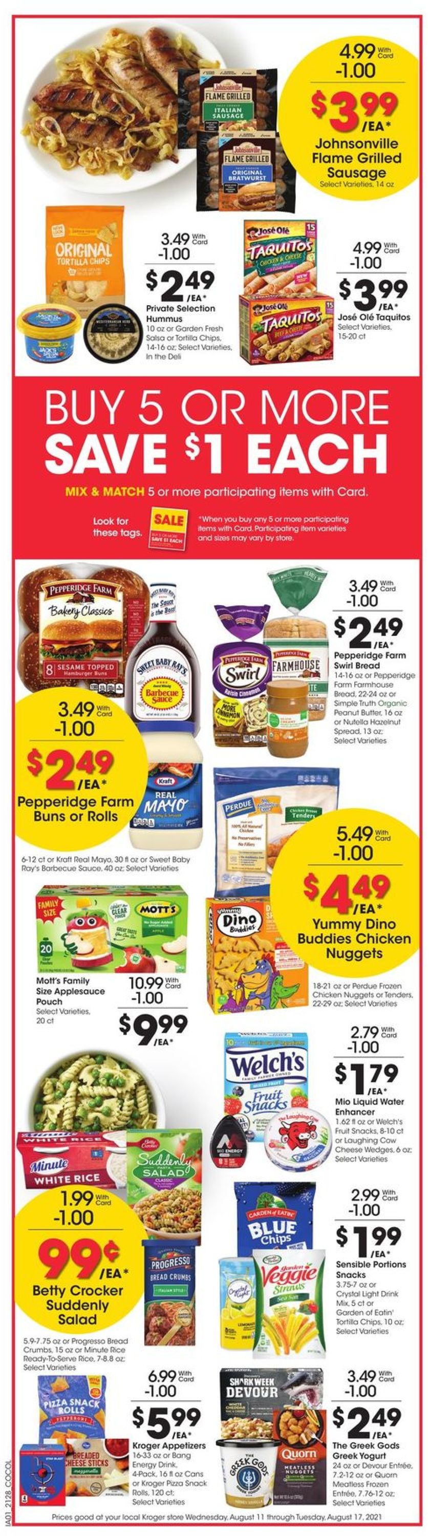 Catalogue Kroger from 08/11/2021