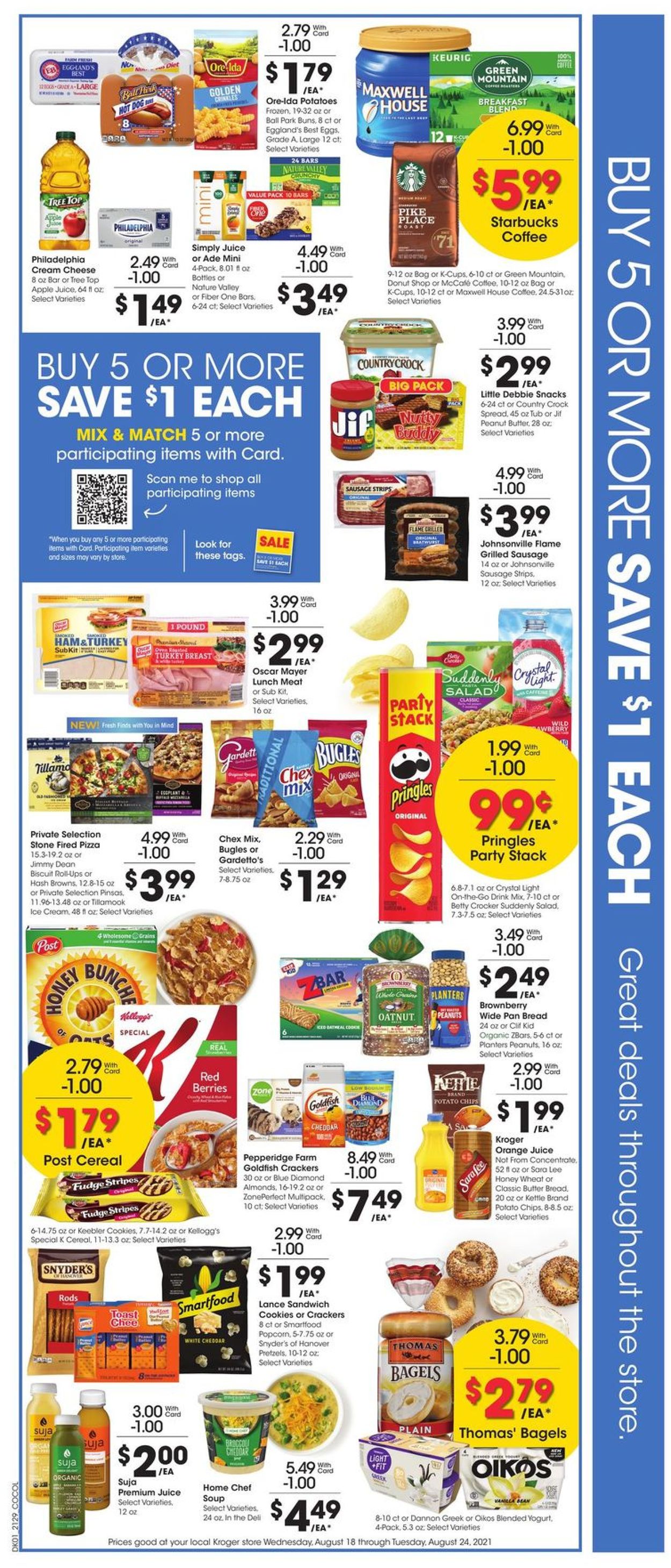 Catalogue Kroger from 08/18/2021