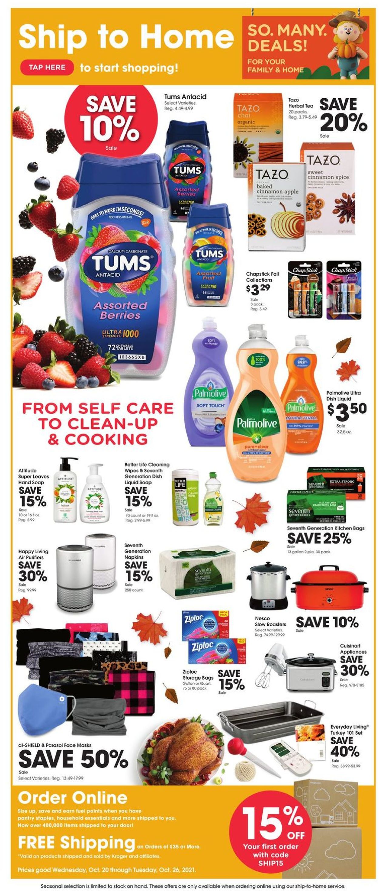 Catalogue Kroger from 10/20/2021