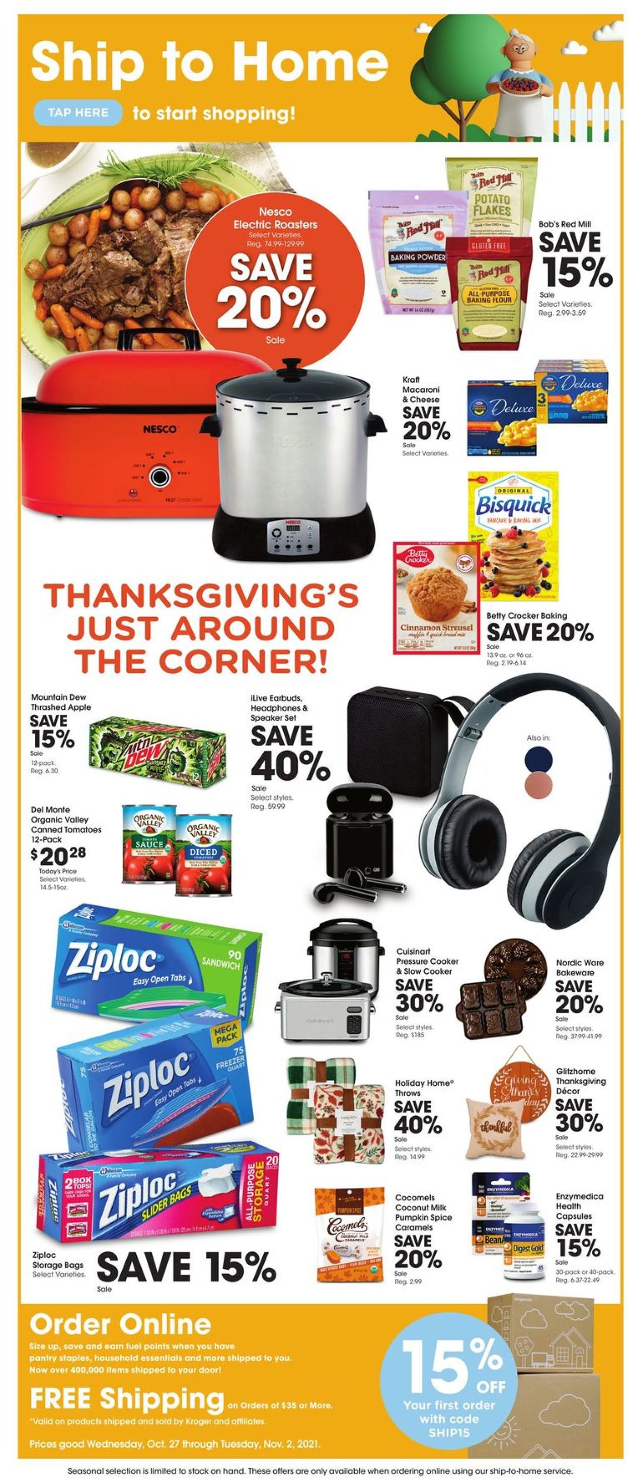 Catalogue Kroger from 10/27/2021